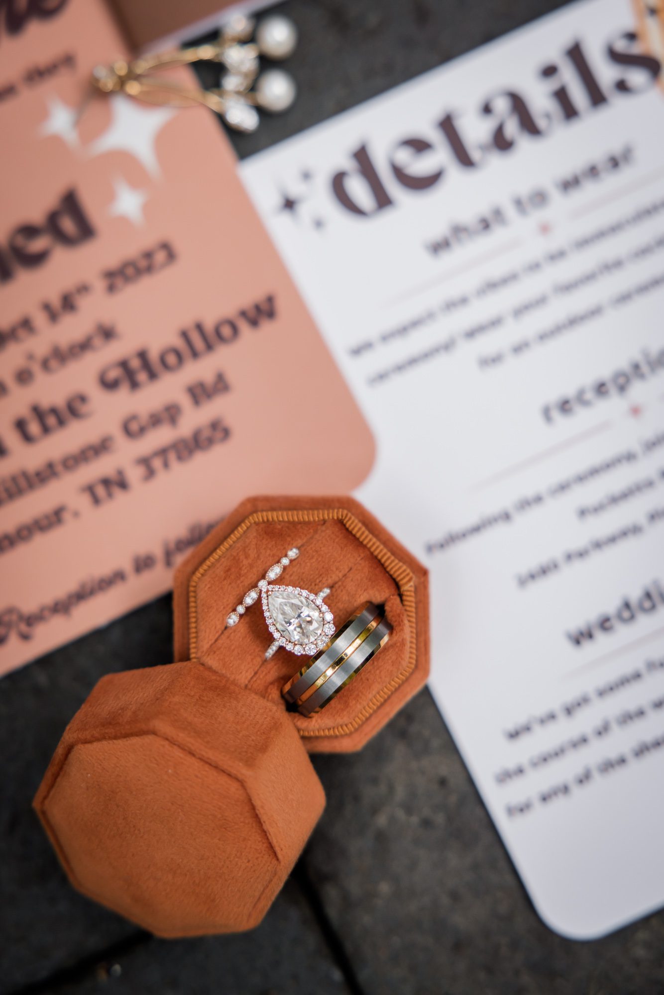 Vintage inspired Wedding rings