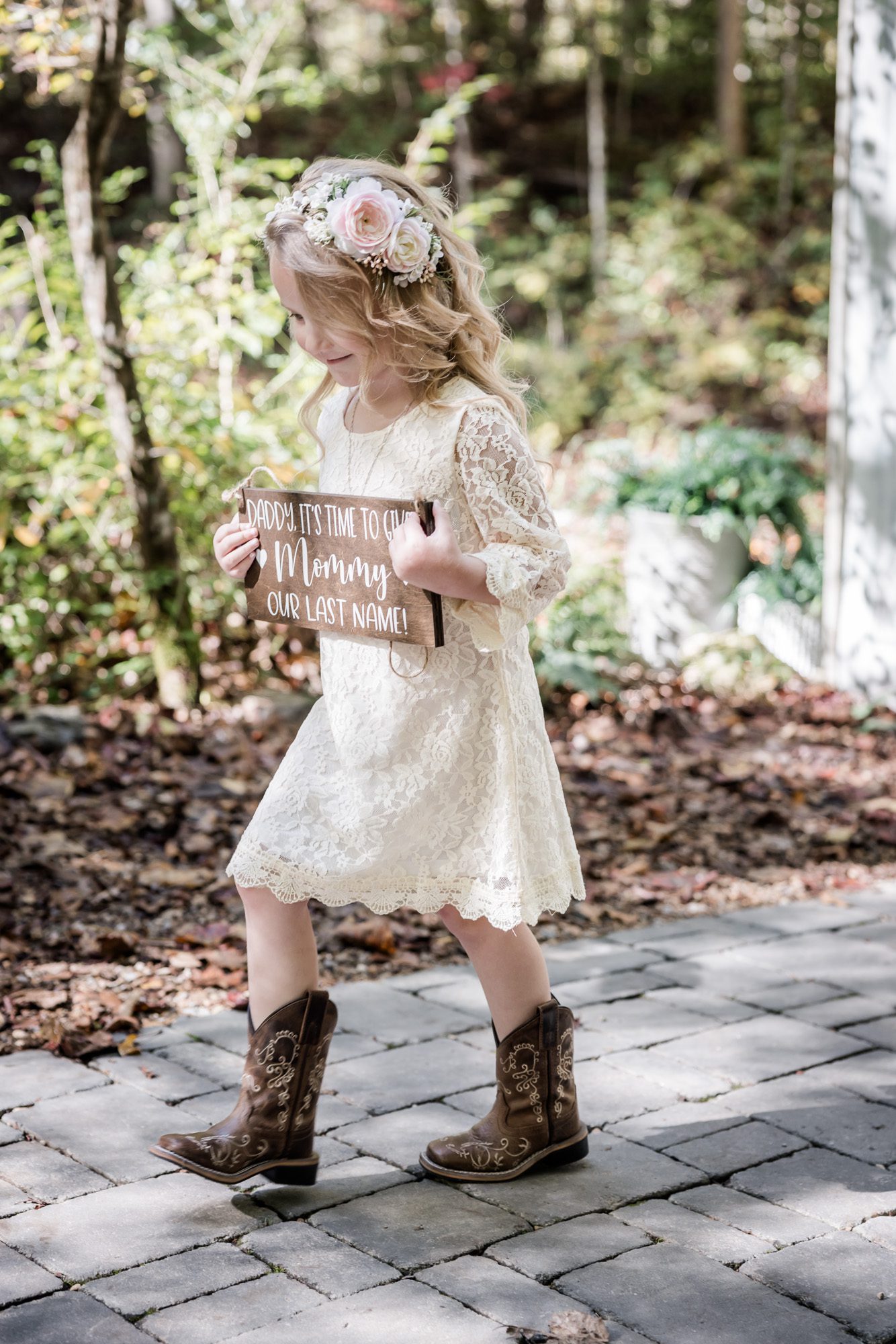 Intimate Fall Forest Wedding
