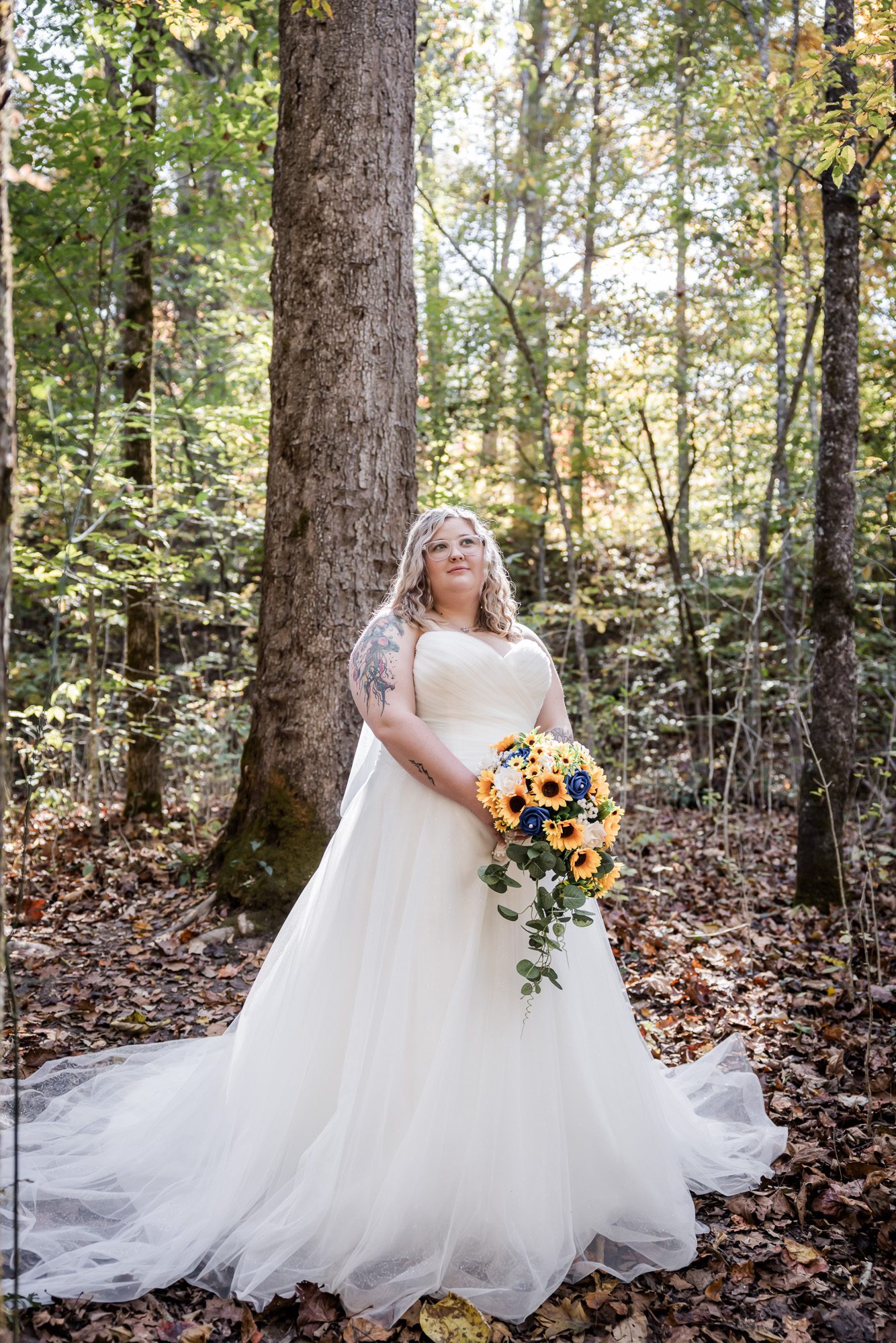 Woodsy bride Portrait