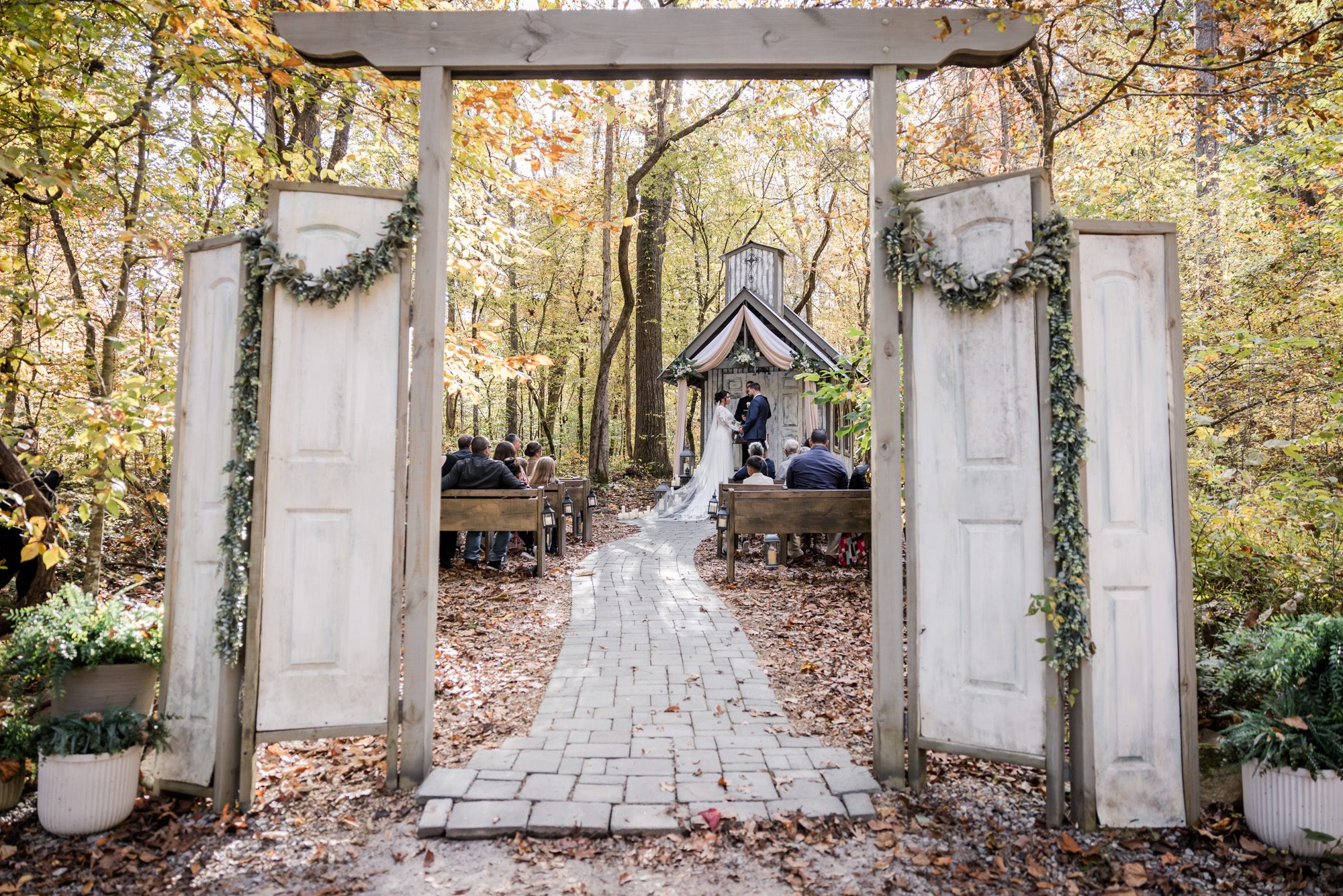 Fall outdoor Ceremony