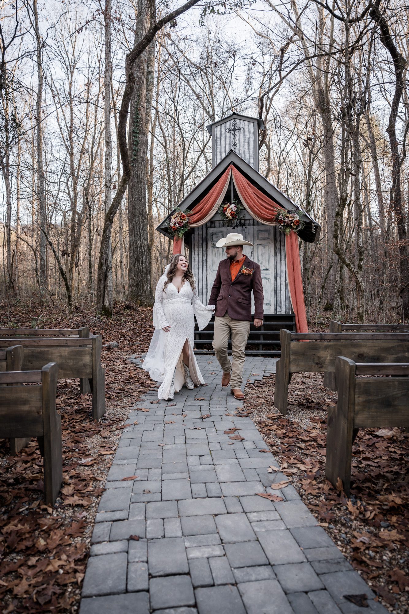 Evening Winter Elopement