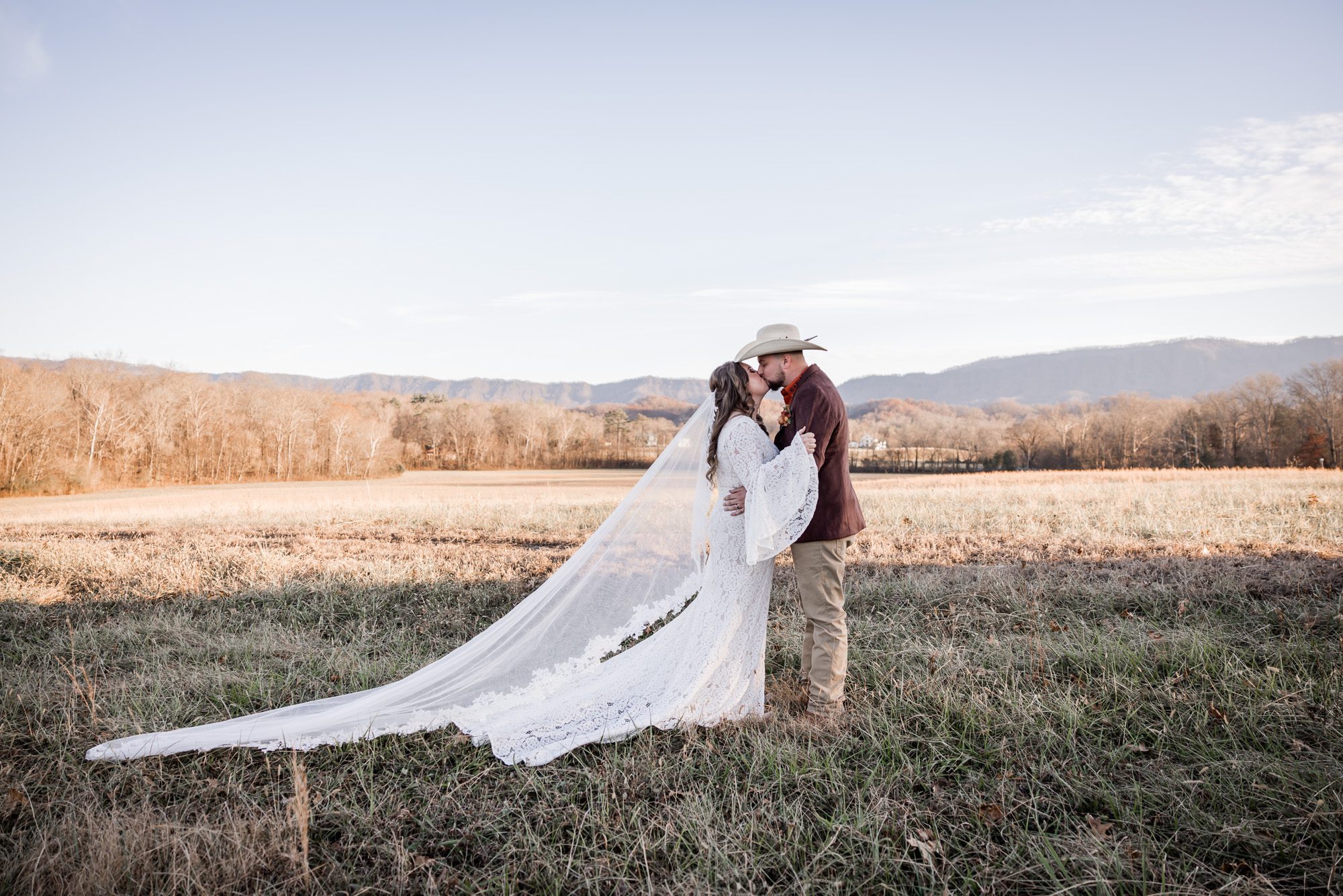 Evening Winter Elopement