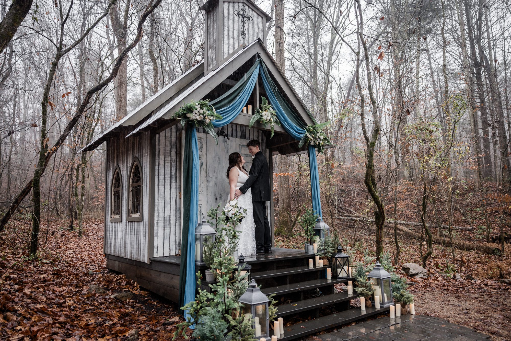 Rainy December Wedding