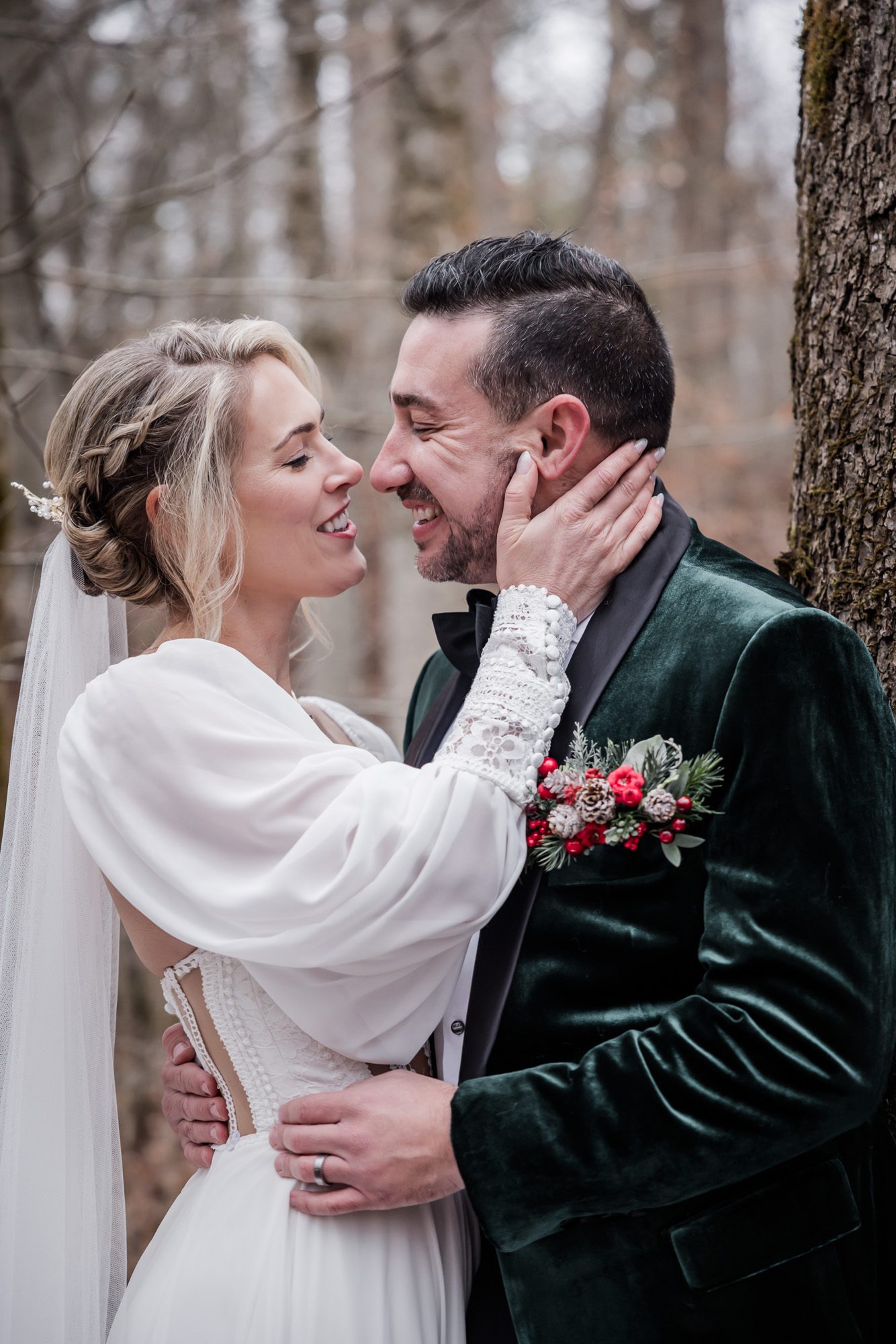 Elegant Outdoor Winter Wedding