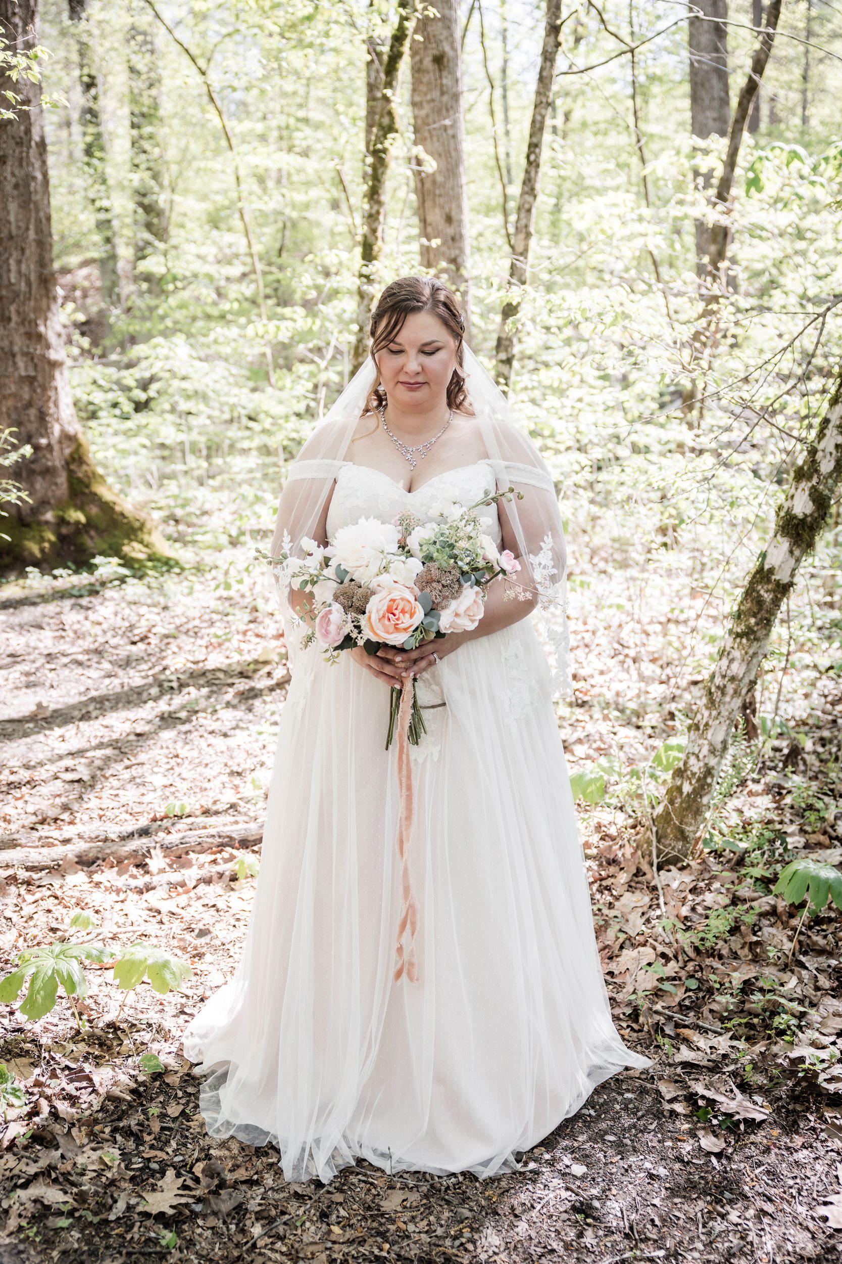 bride in the forest