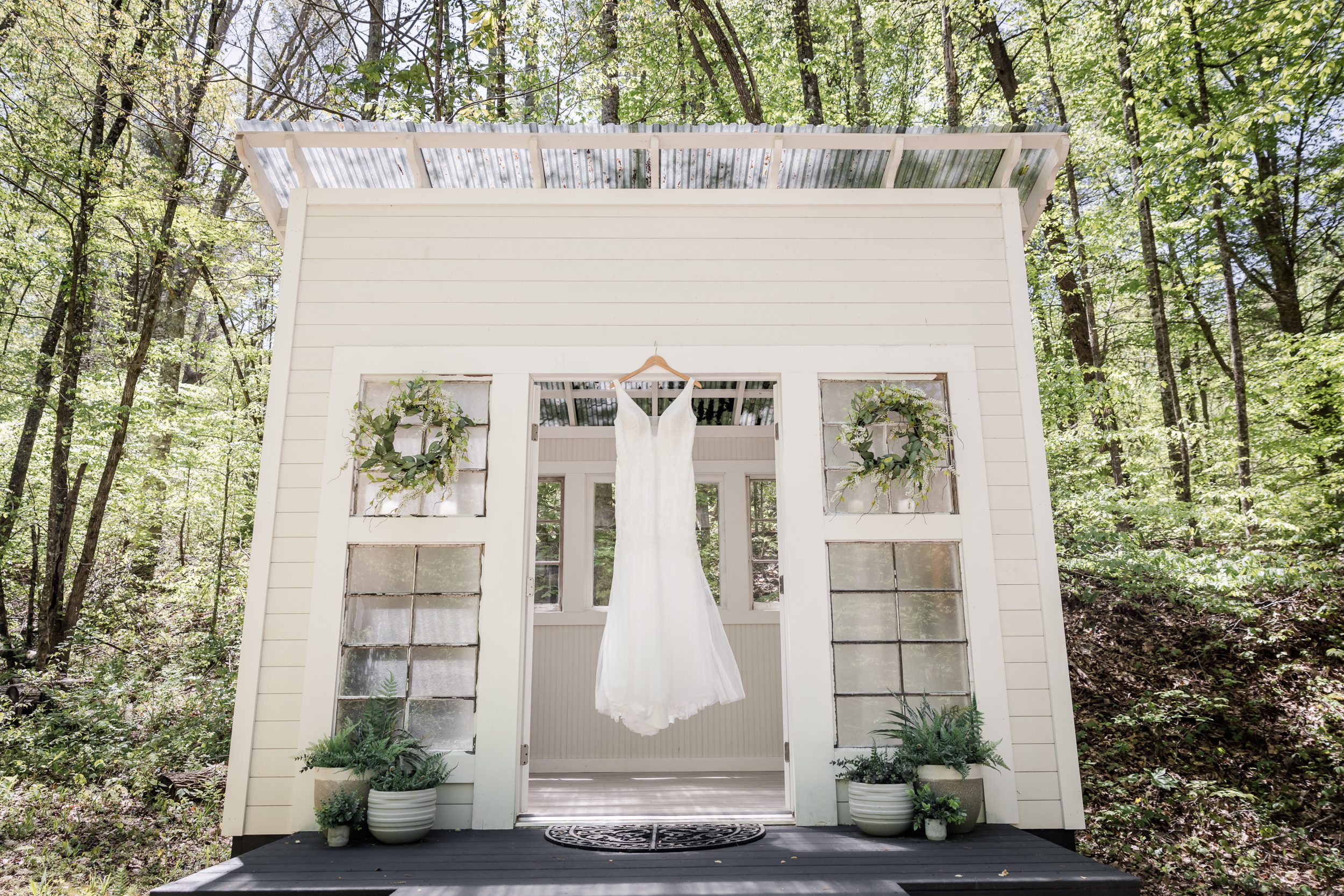 outdoor christian ceremony