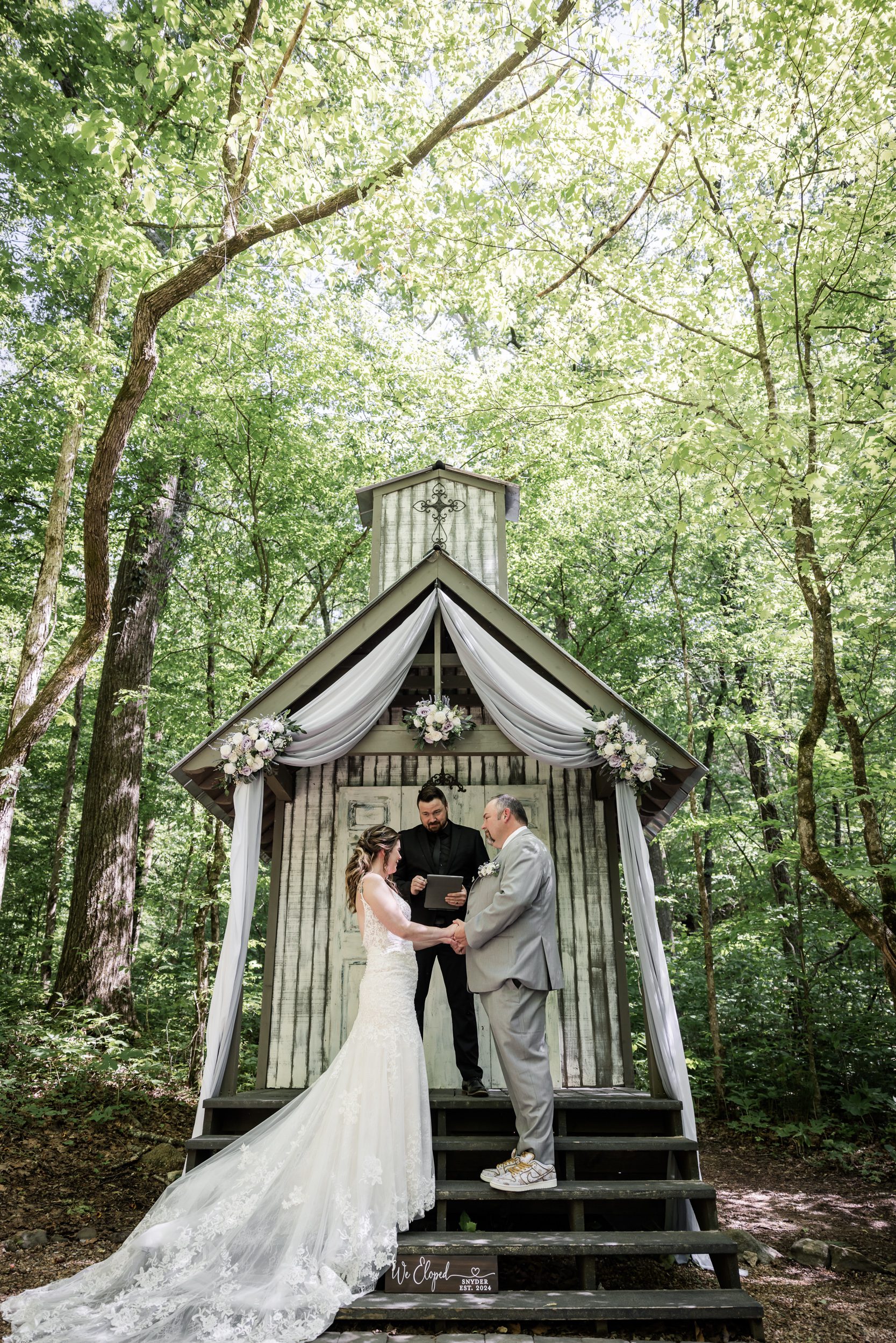 outdoor christian elopement