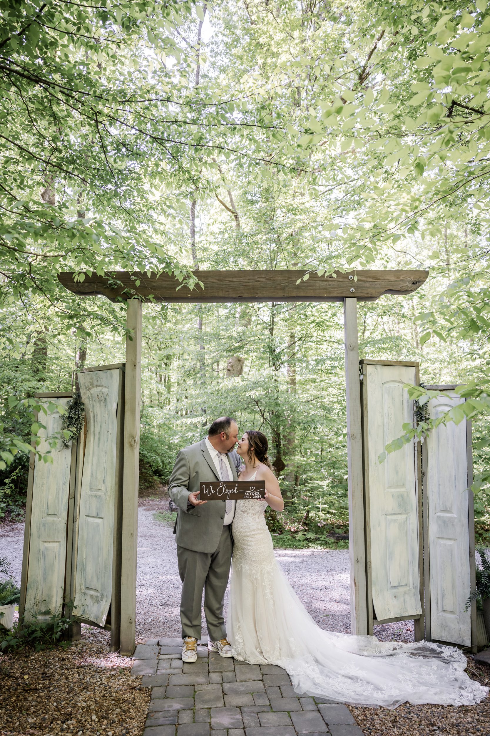 outdoor christian elopement