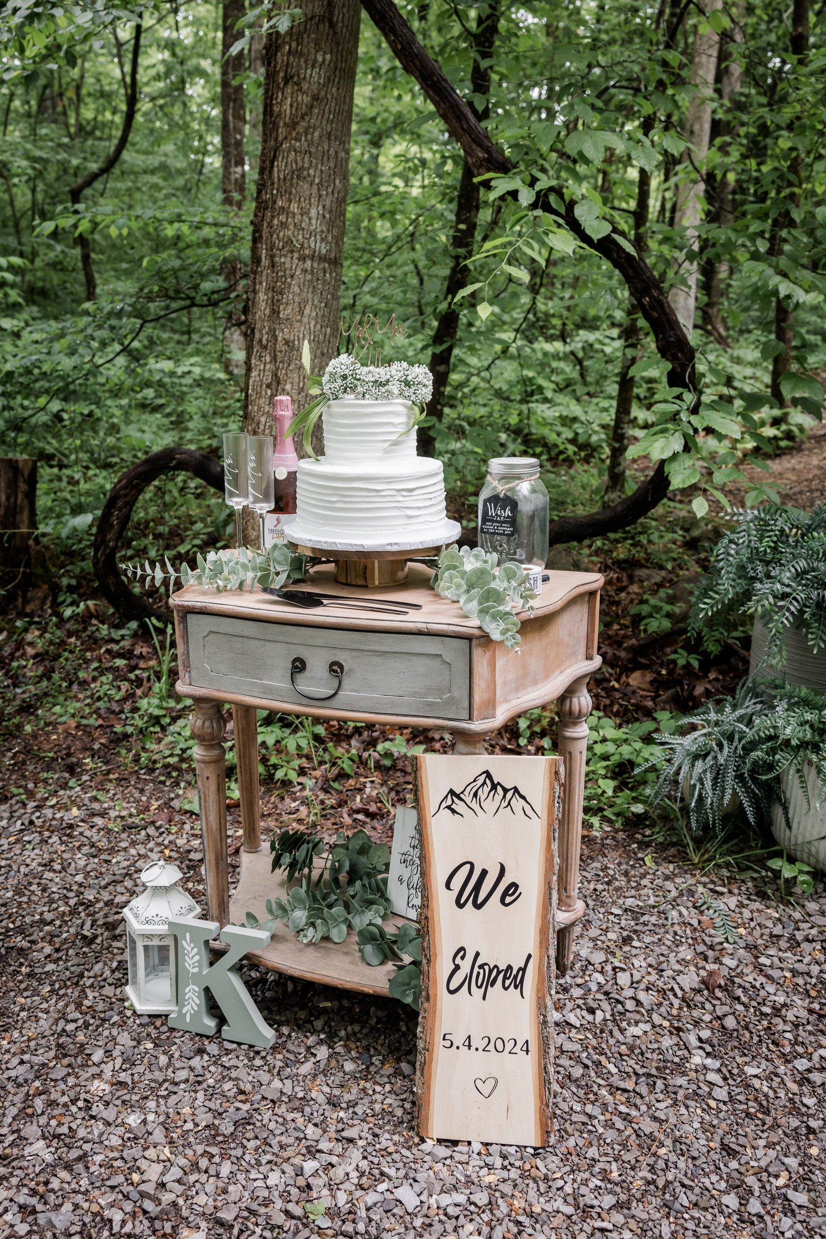 spontaneous micro wedding