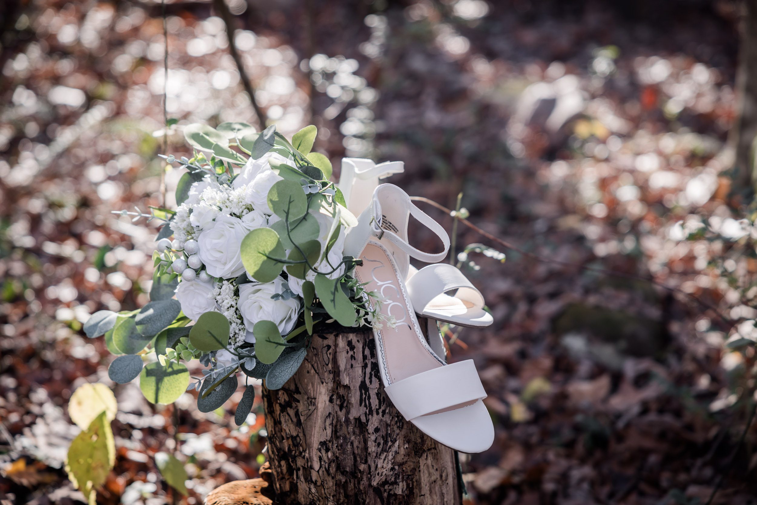 Wedding Bouquet and Wedding Shoes 