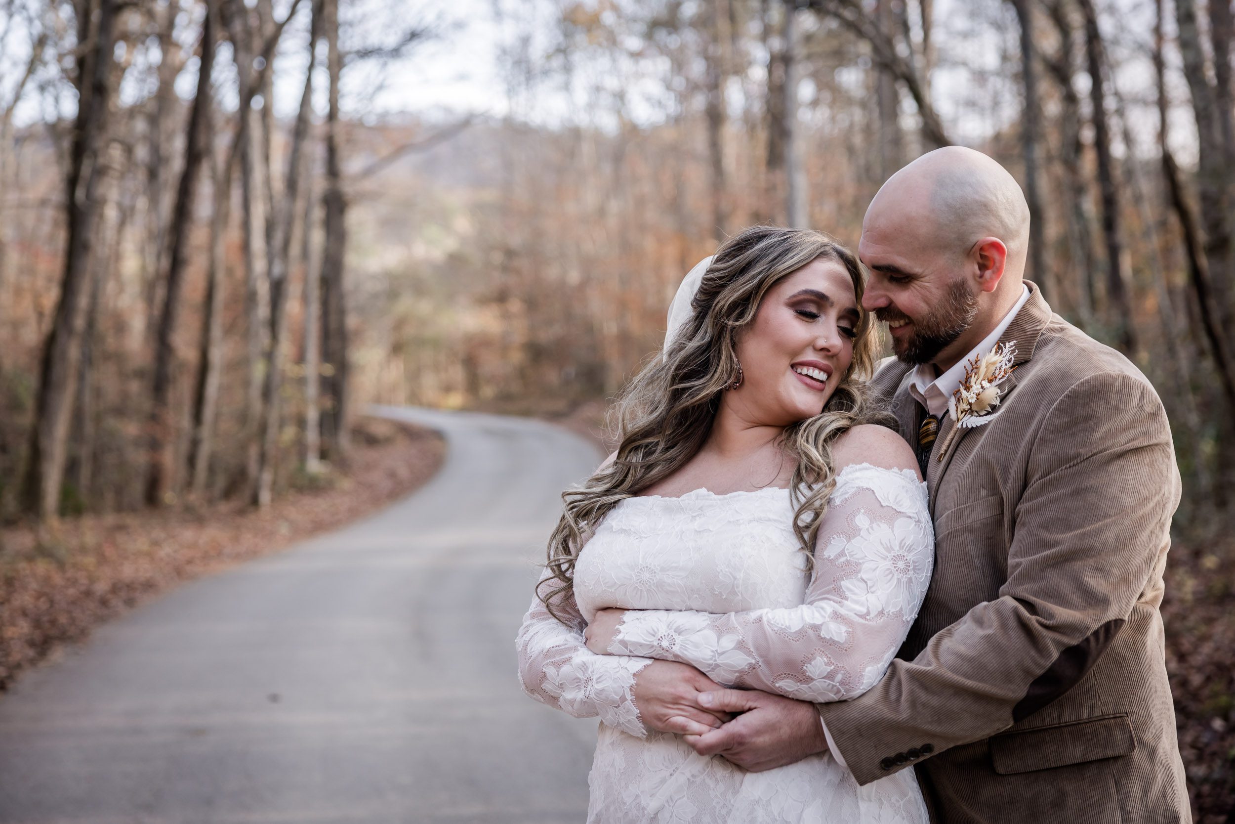 Smoky Mountain Bride and Groom 