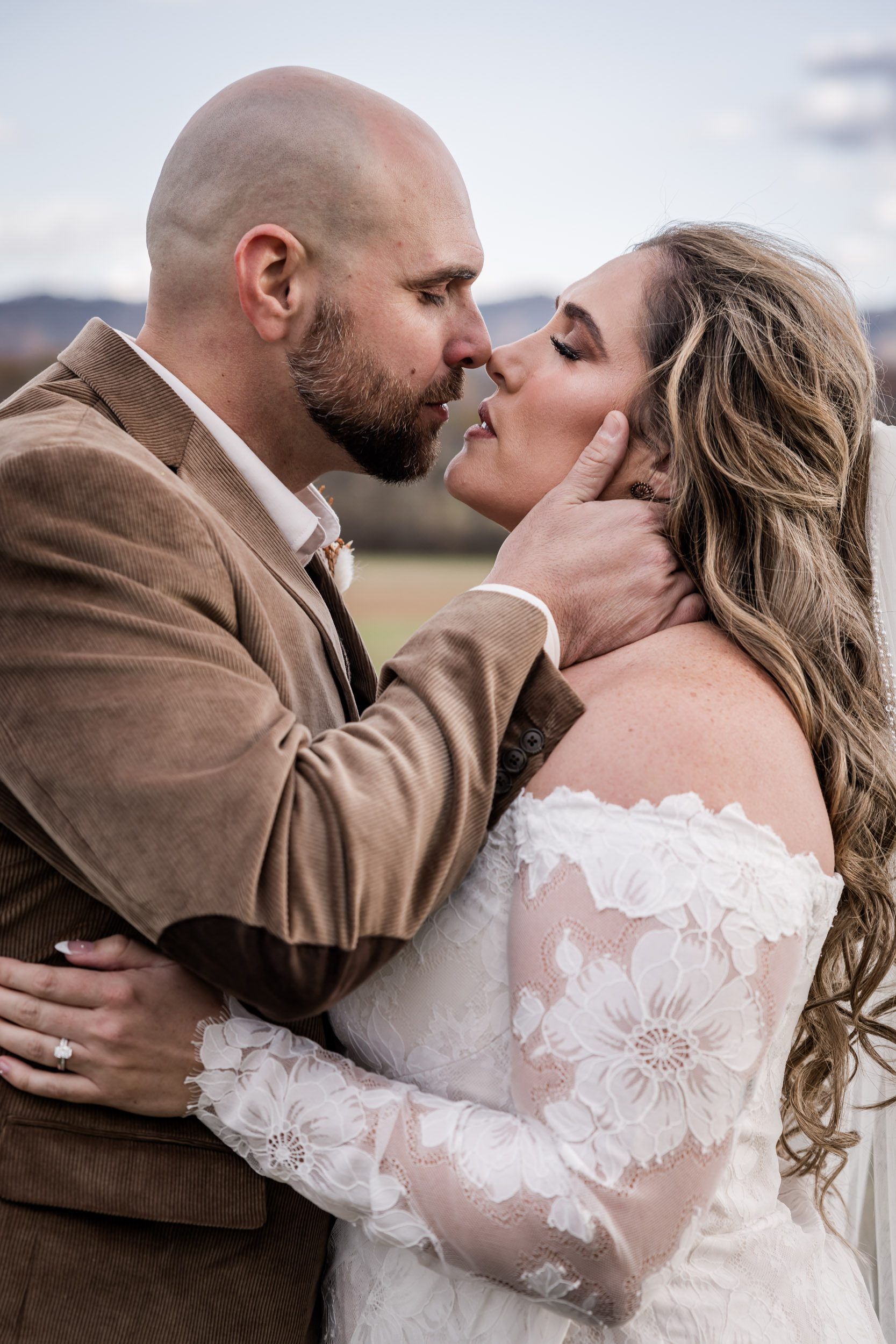 Smoky Mountain Bride and Groom 