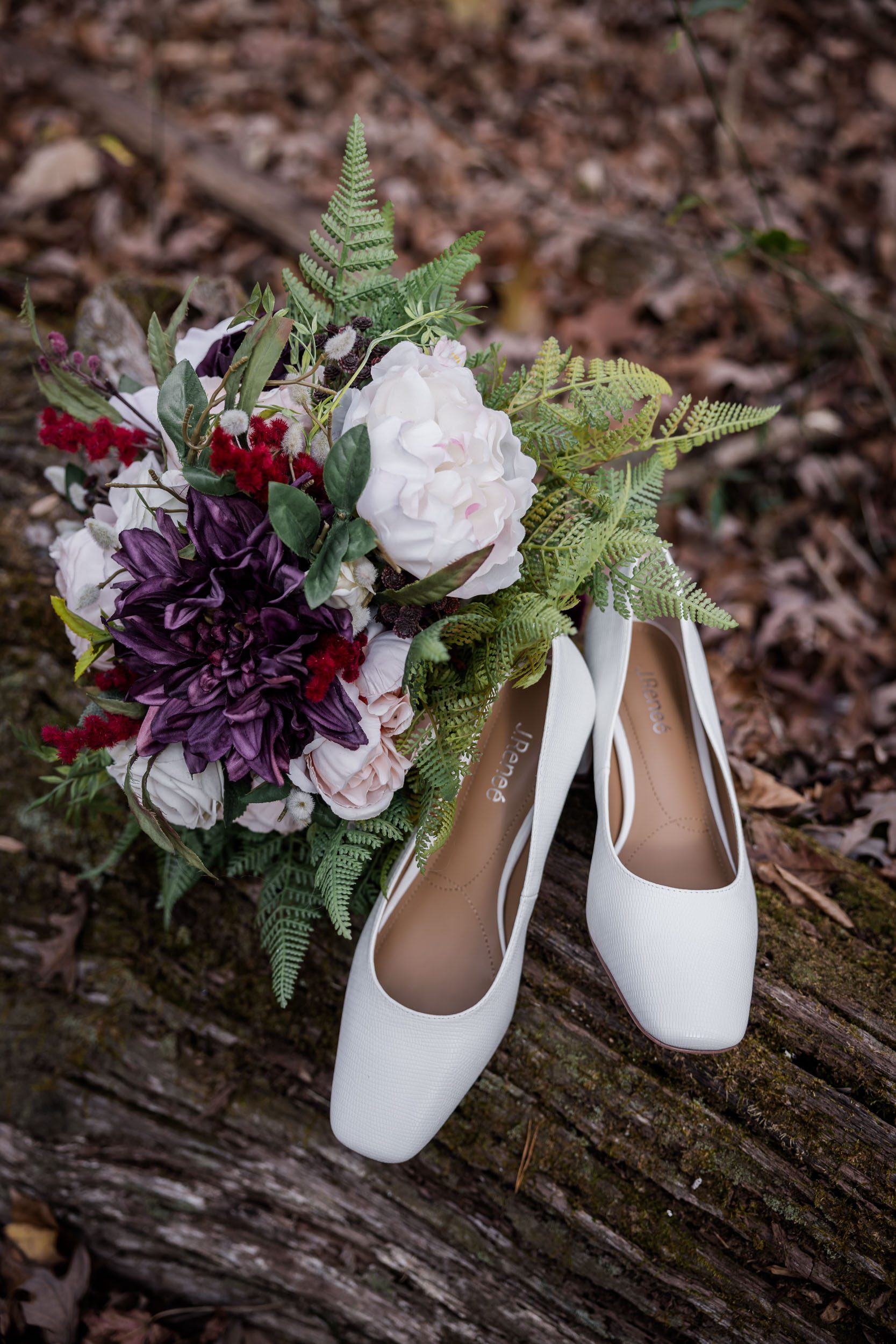 Wedding Bouquet and Wedding Shoes 