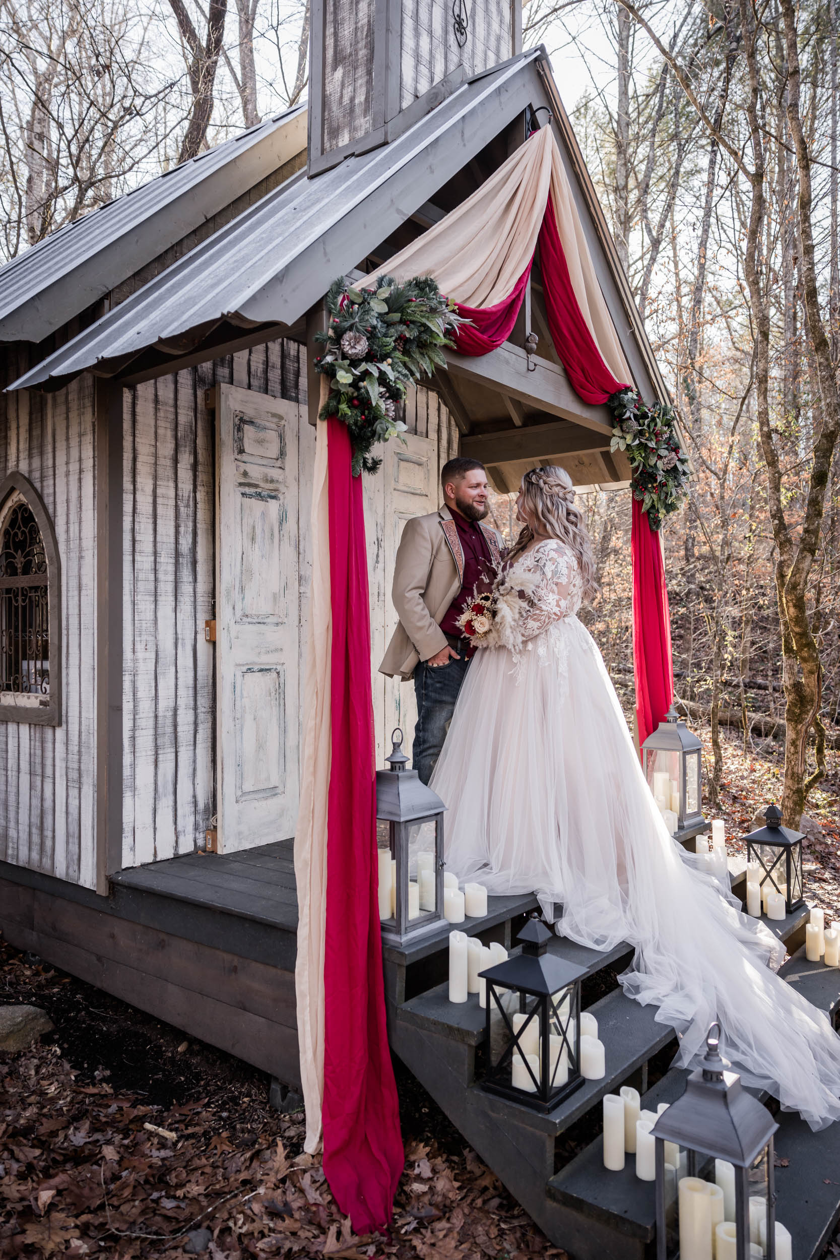 Smoky Mountain Winter Wedding Photography 