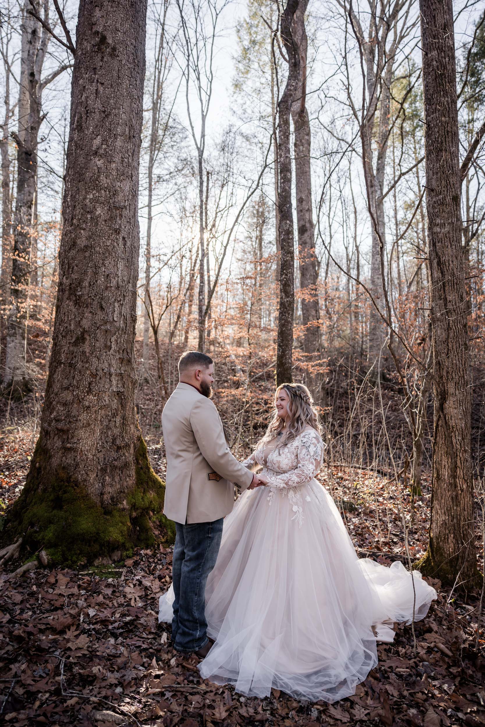 Country Winter Wedding Photography 