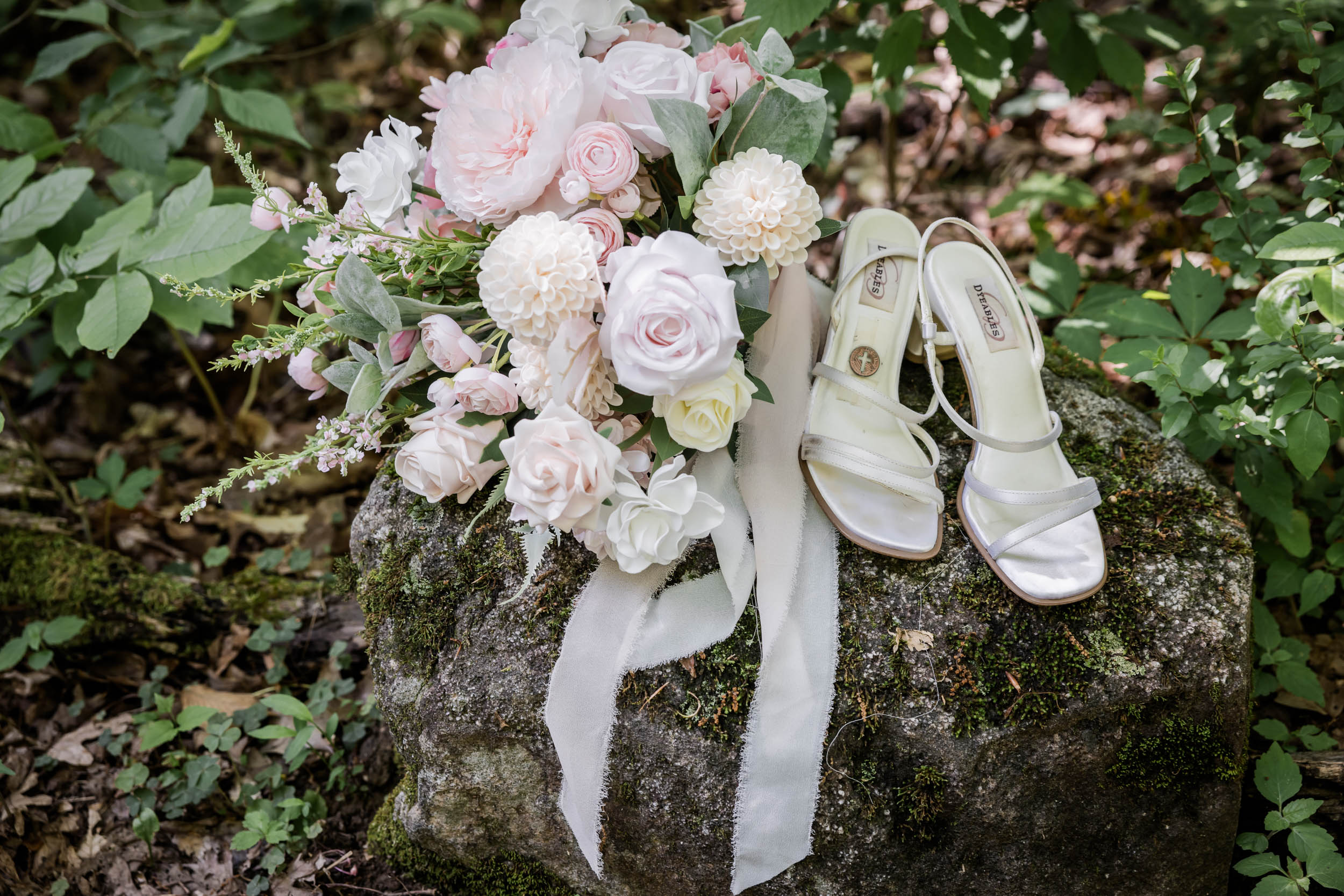 Wedding Bouquet and Wedding Shoes 