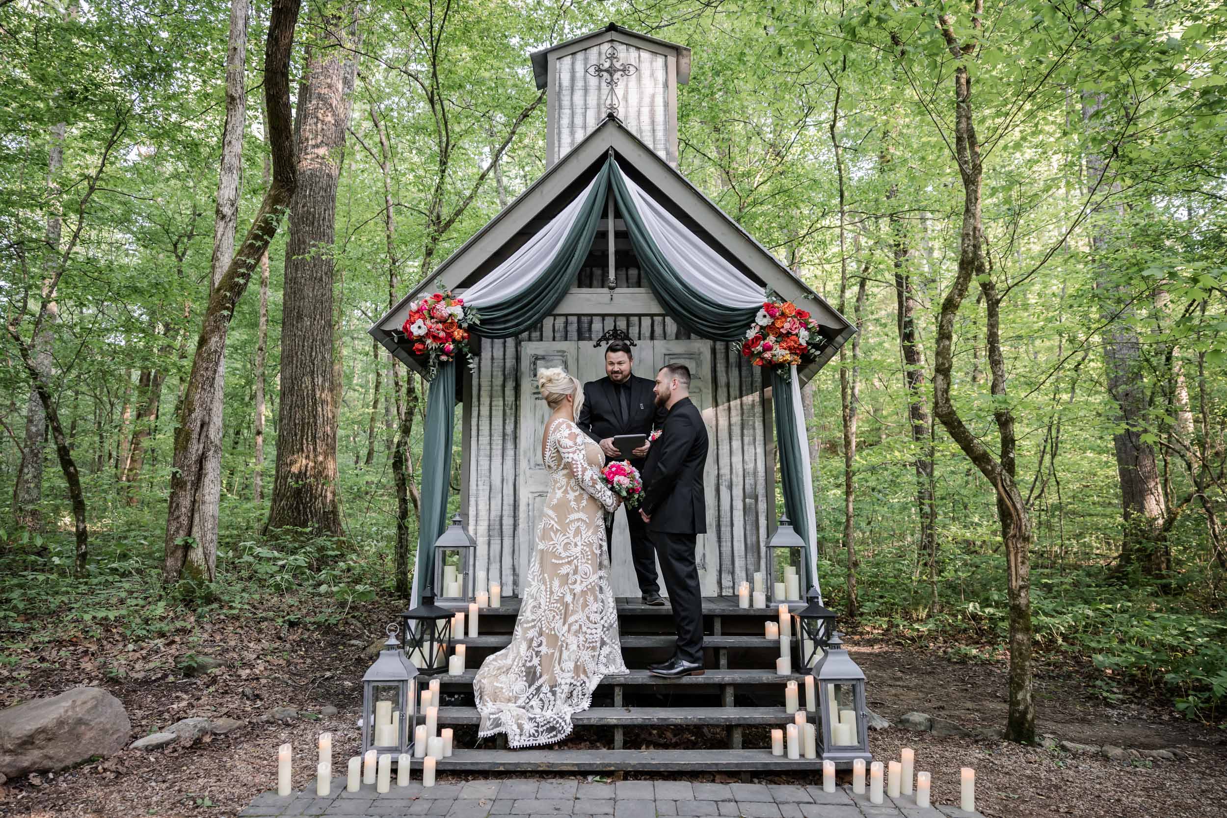 Evening Spring Elopement