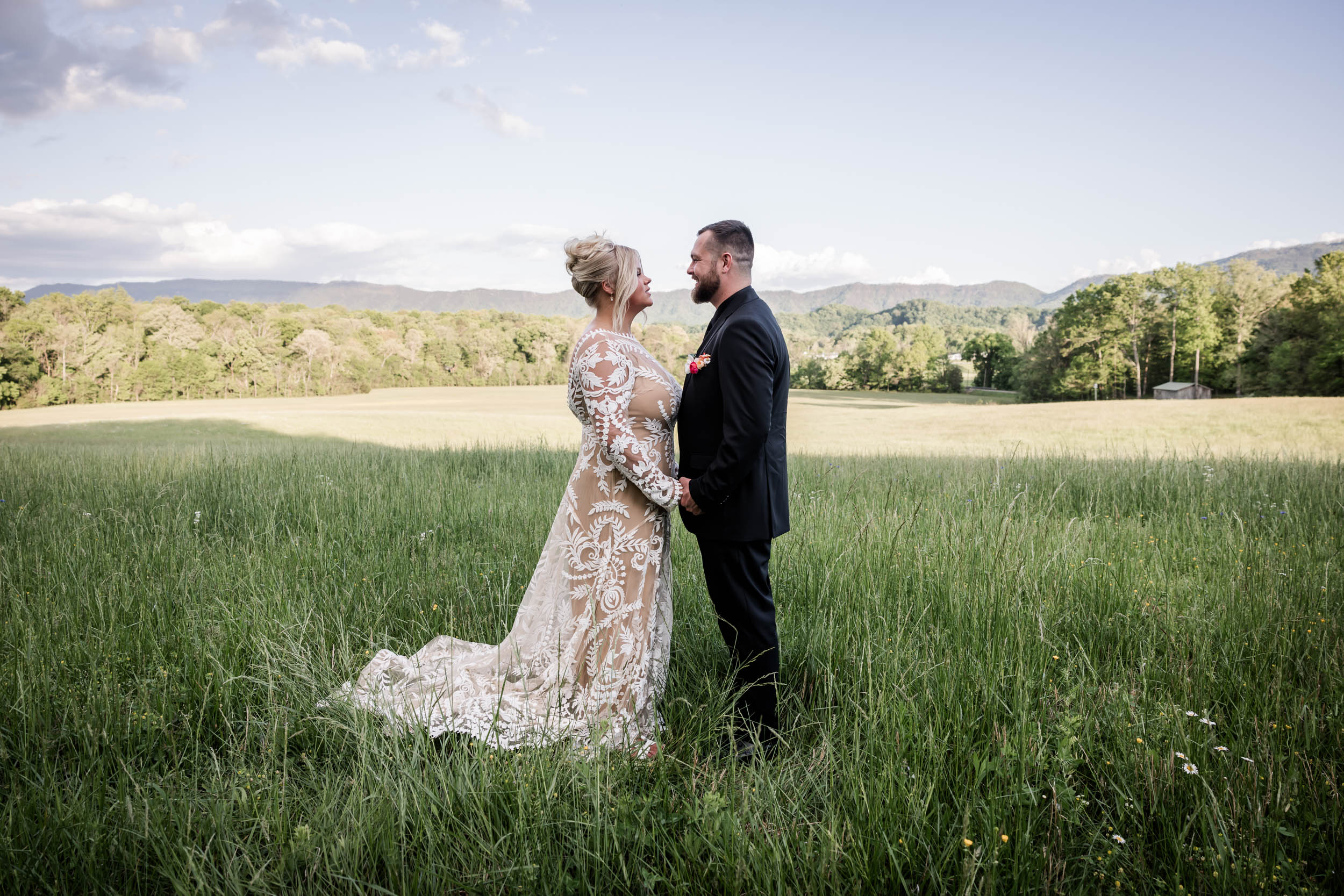 Evening Spring Elopement