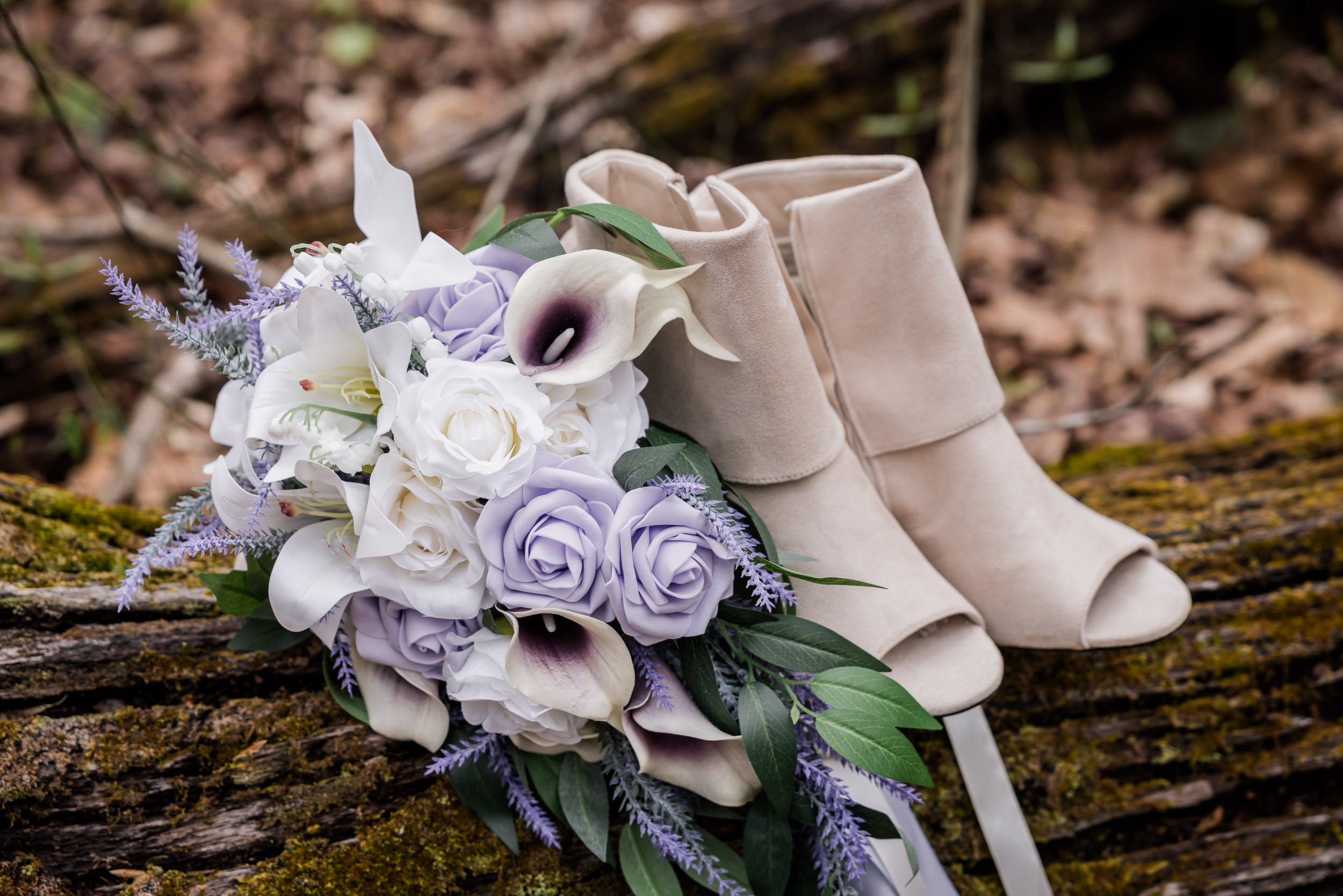 Wedding Bouquet and Wedding Shoes
