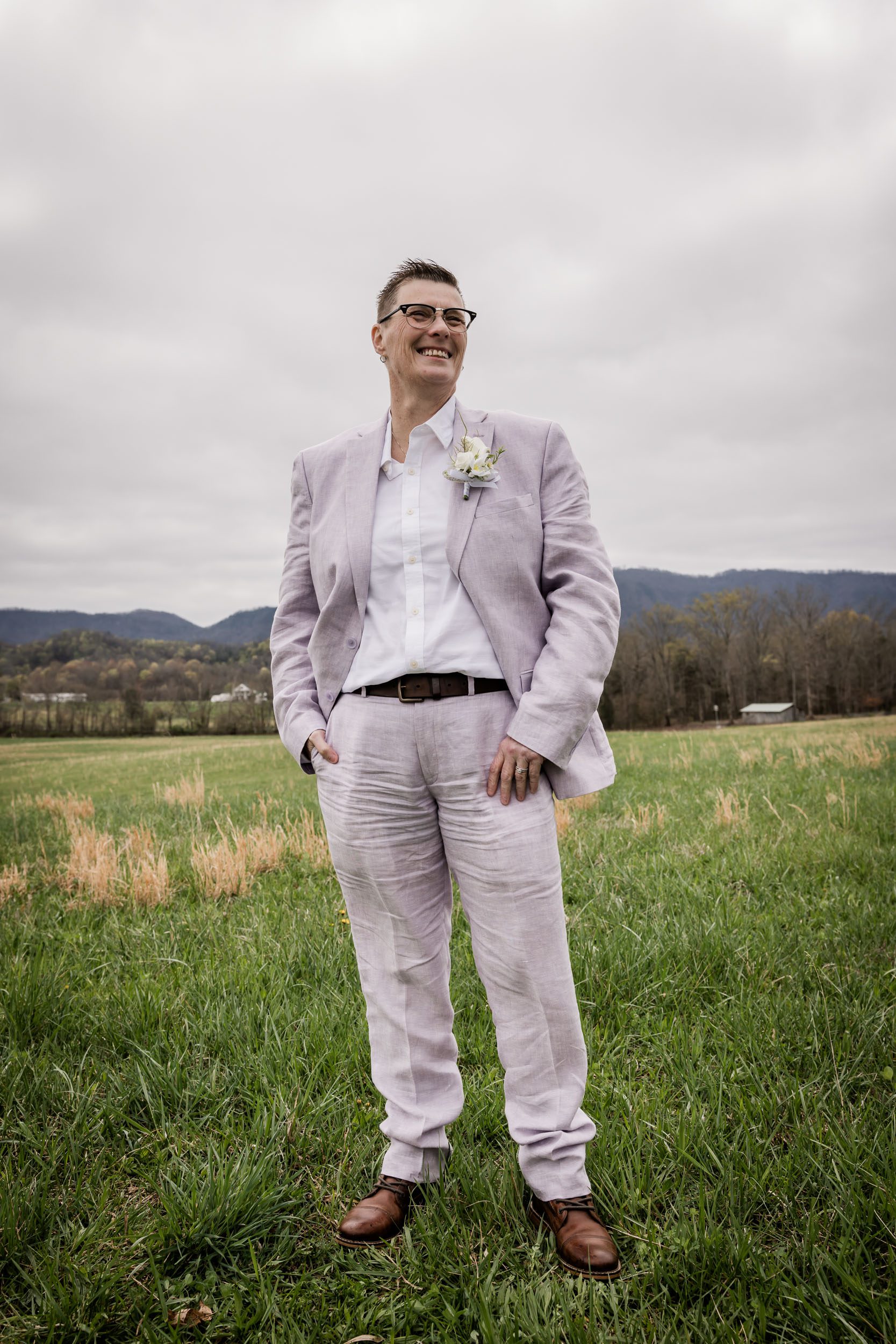 Lavender Wedding Suit
