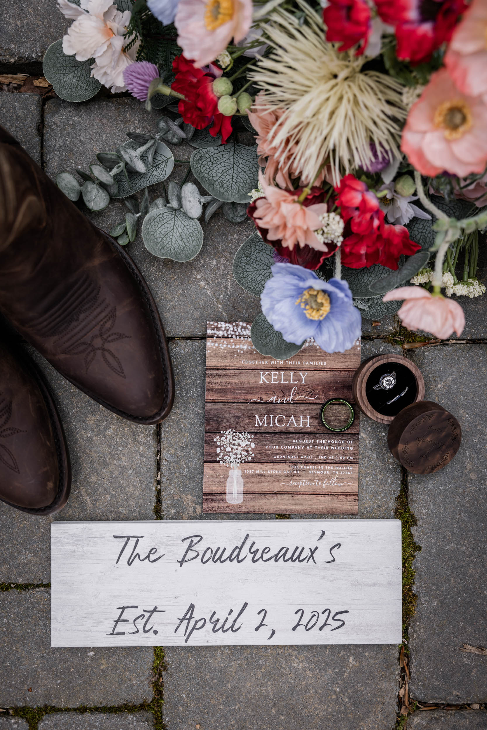 Wedding Bouquet, Wedding Sign, Wedding Invitation, Wedding Rings 