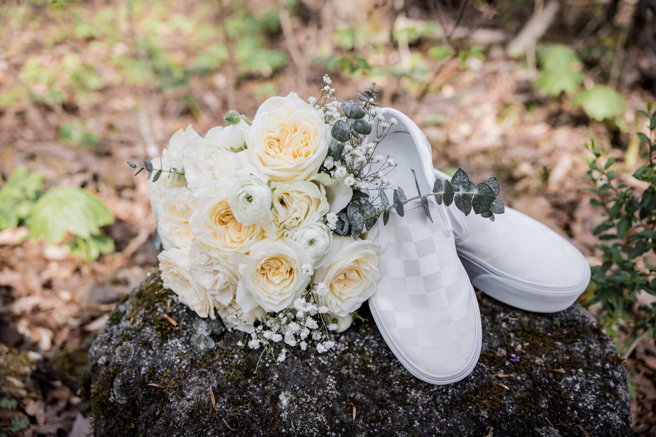 Wedding Bouquet and Wedding Shoes