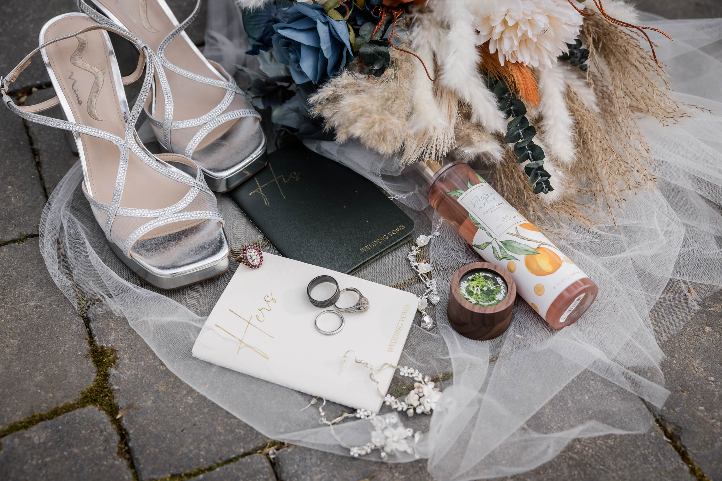 Wedding Shoes, Wedding Rings, Wedding Vow Books 