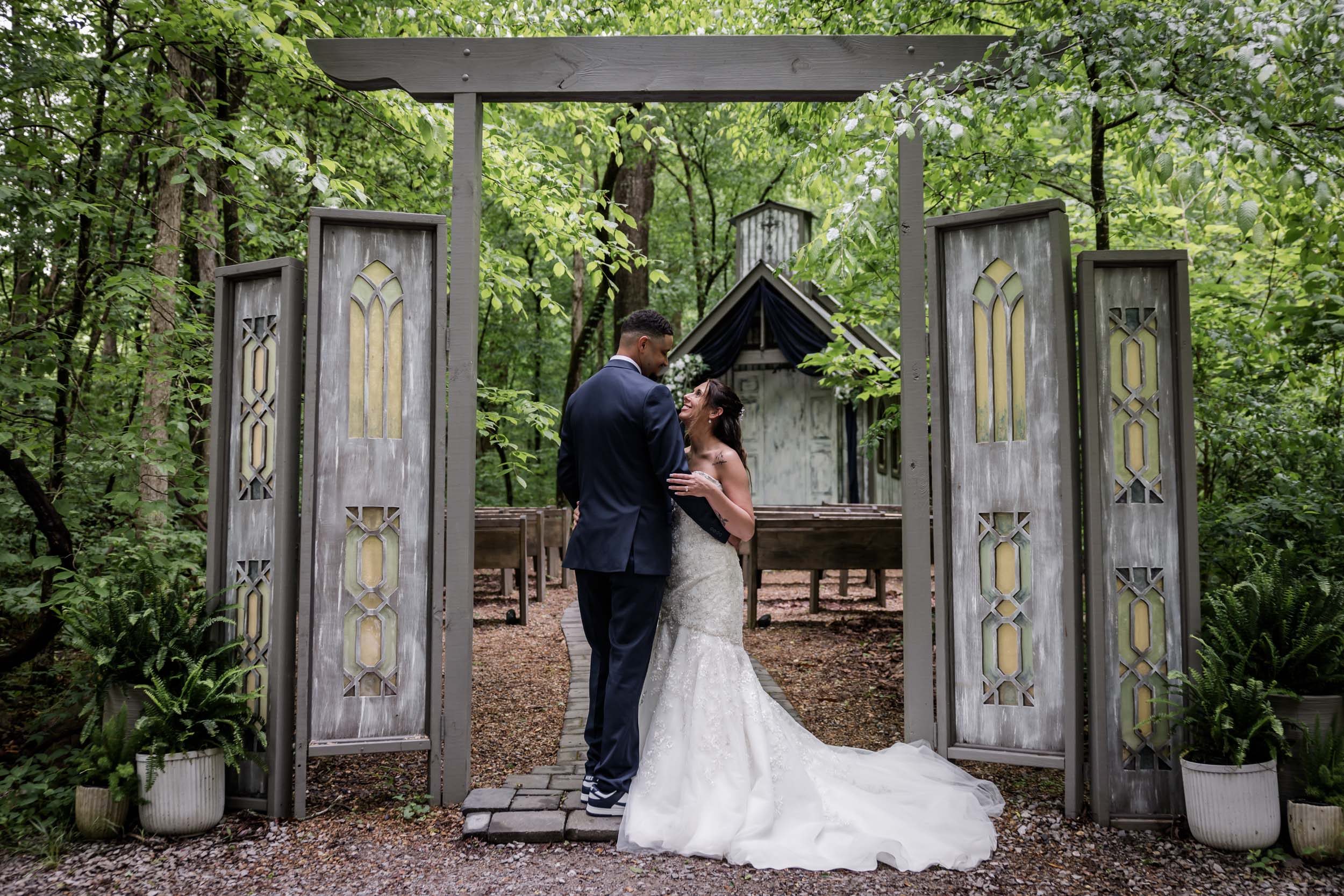 Smoky Mountain Bride and Groom