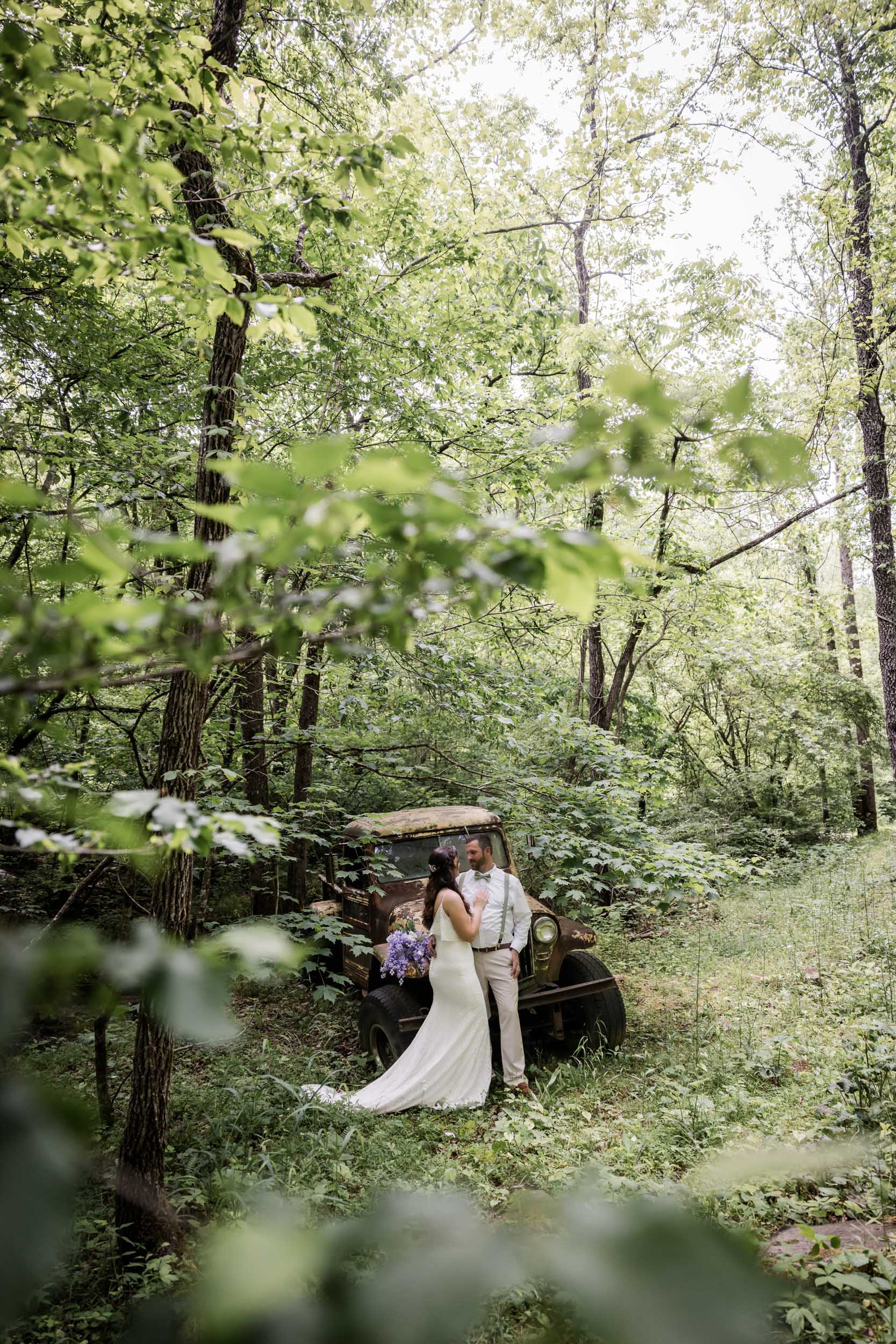 Jeep Truck Wedding Photos