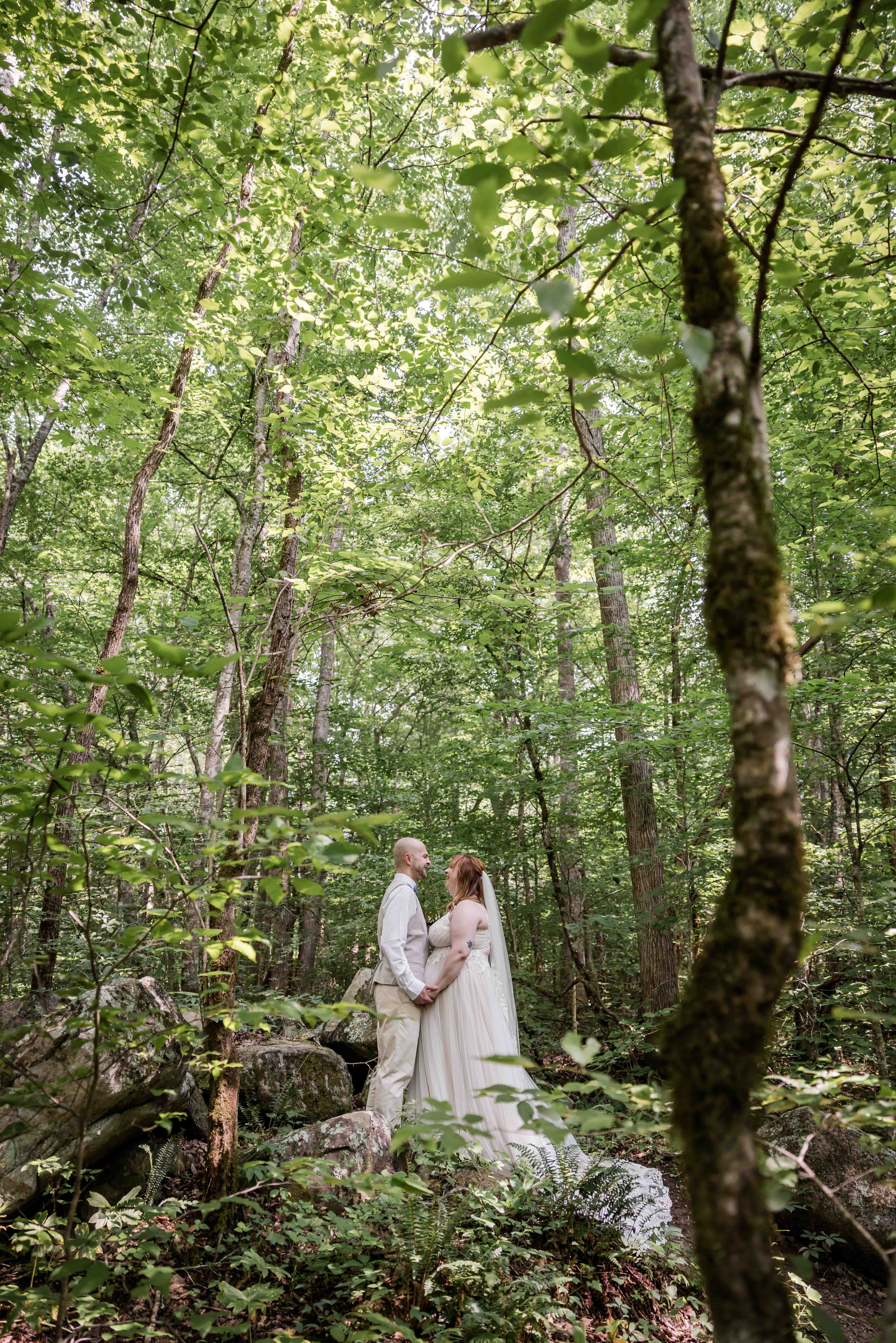 Simple Forest Micro Wedding 