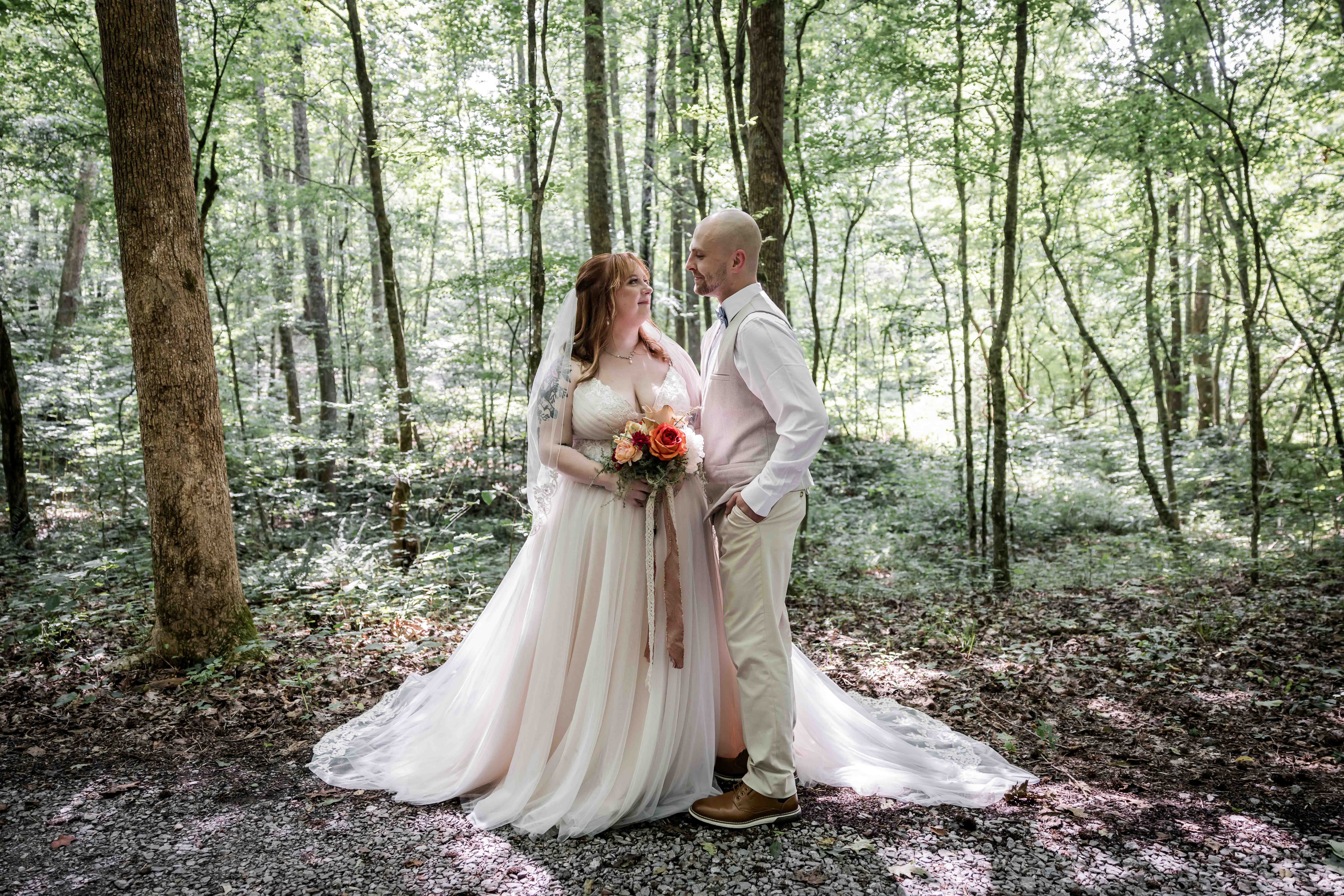 Simple Forest Micro Wedding 