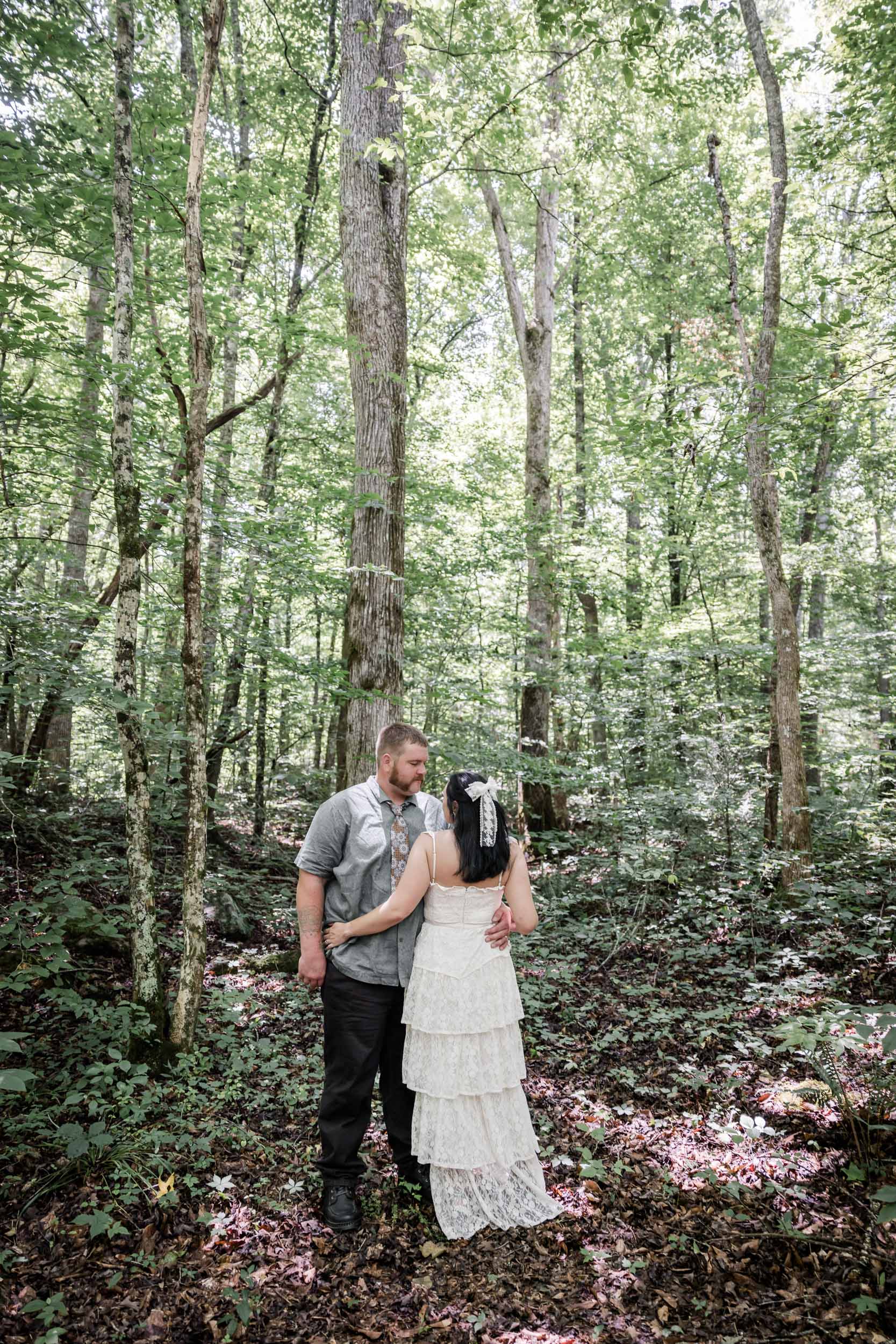 Smoky Mountain Bride and Groom