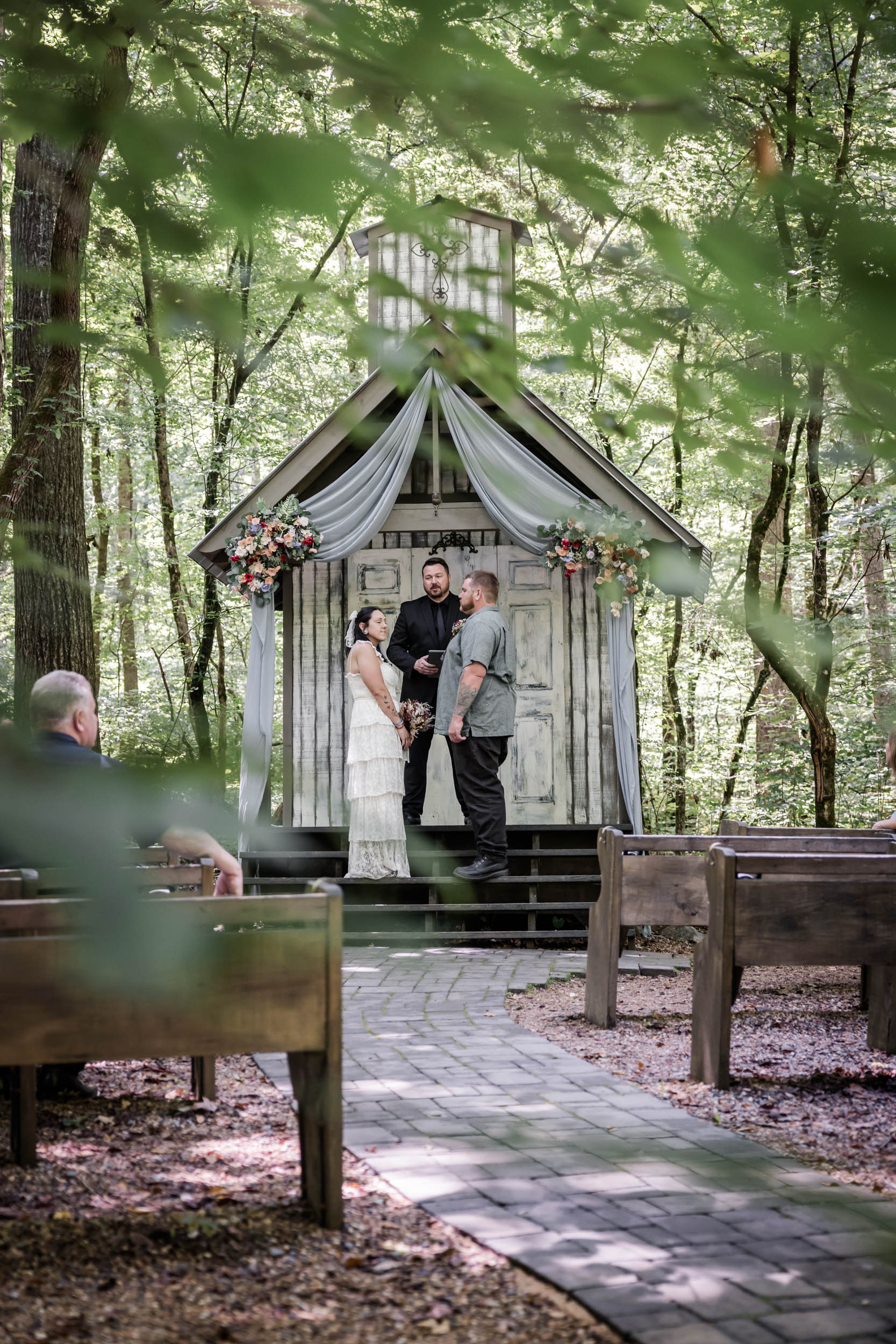 Smoky Mountain Bride and Groom