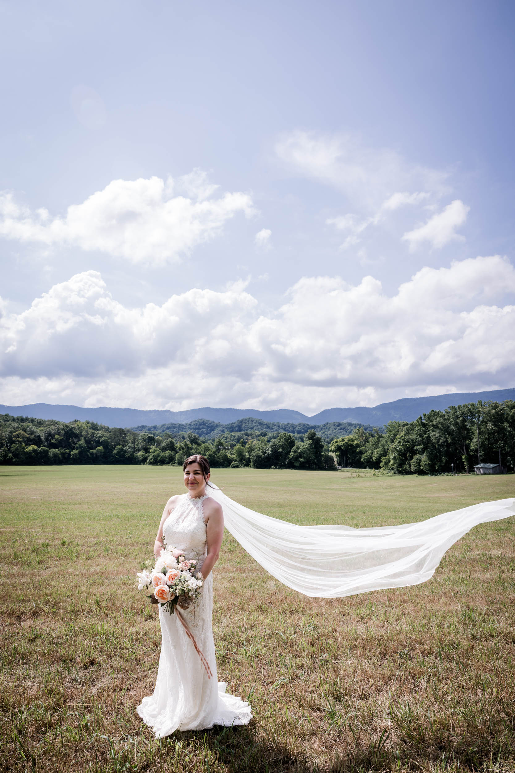 Smoky Mountain Veil Photo Ideas 