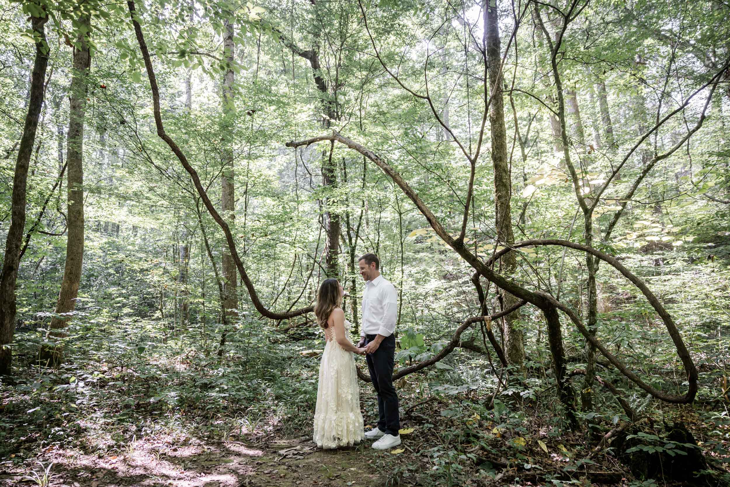 East Tennessee Forest Elopement 