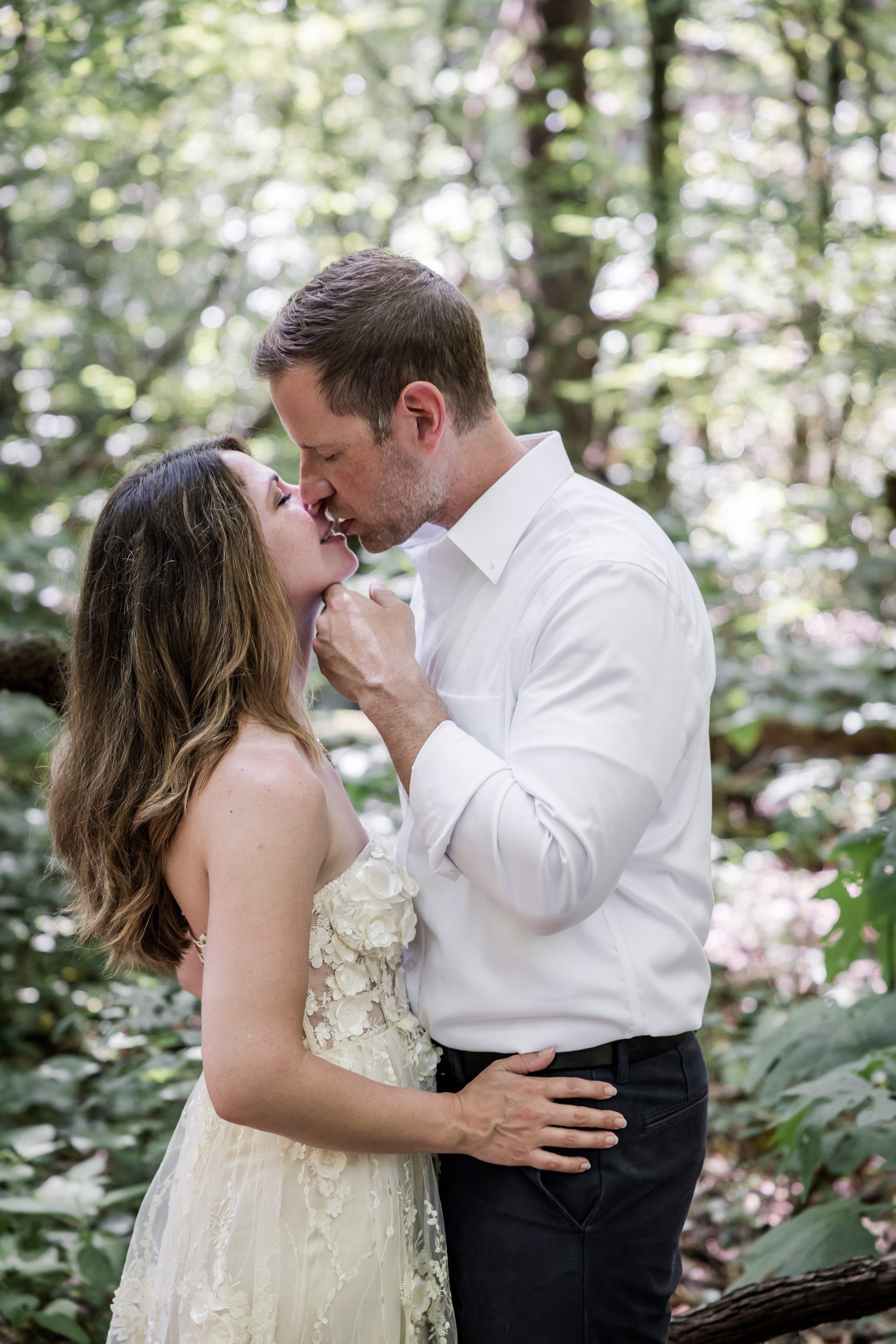Smoky Mountain Bride and Groom 