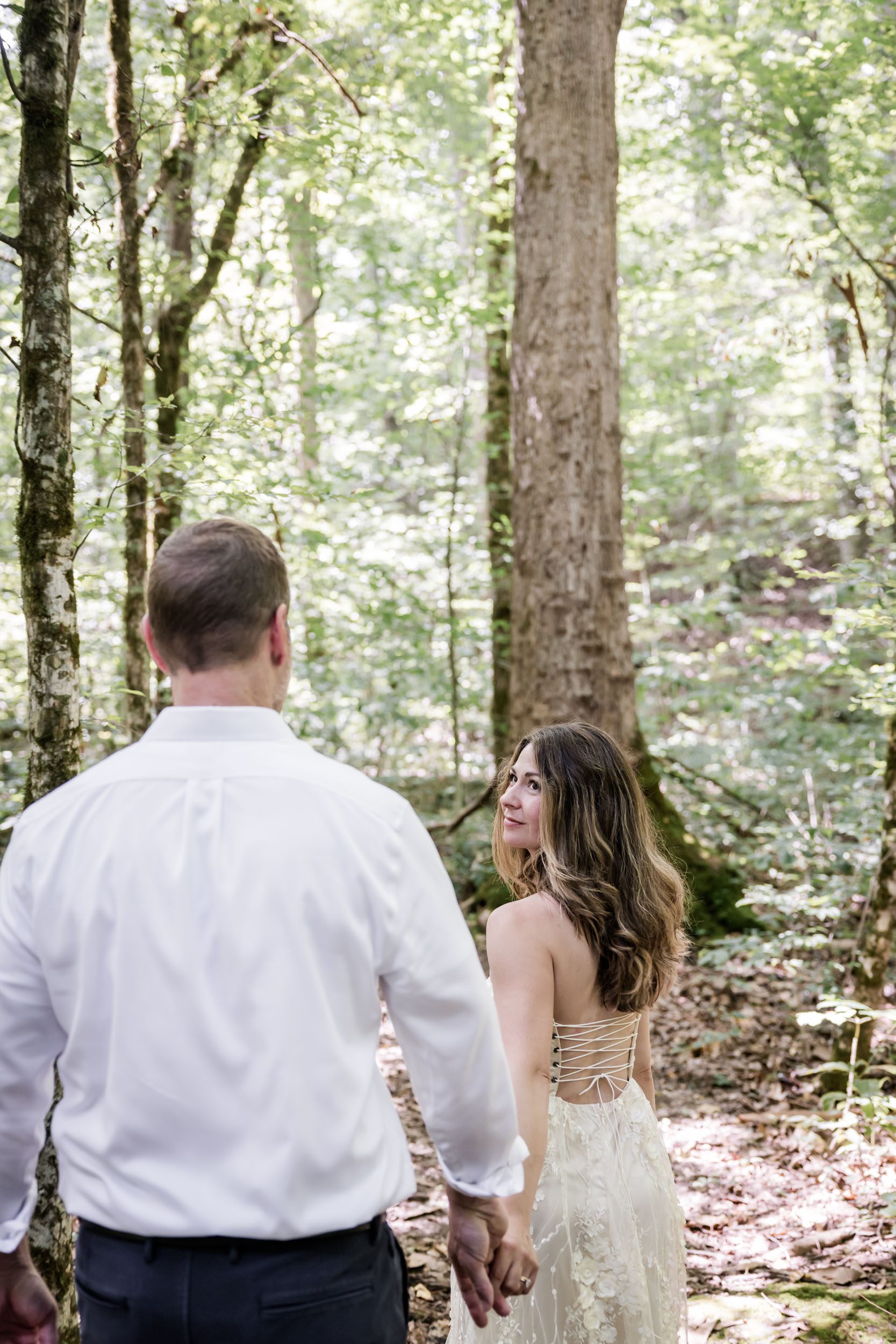 East Tennessee Forest Elopement 