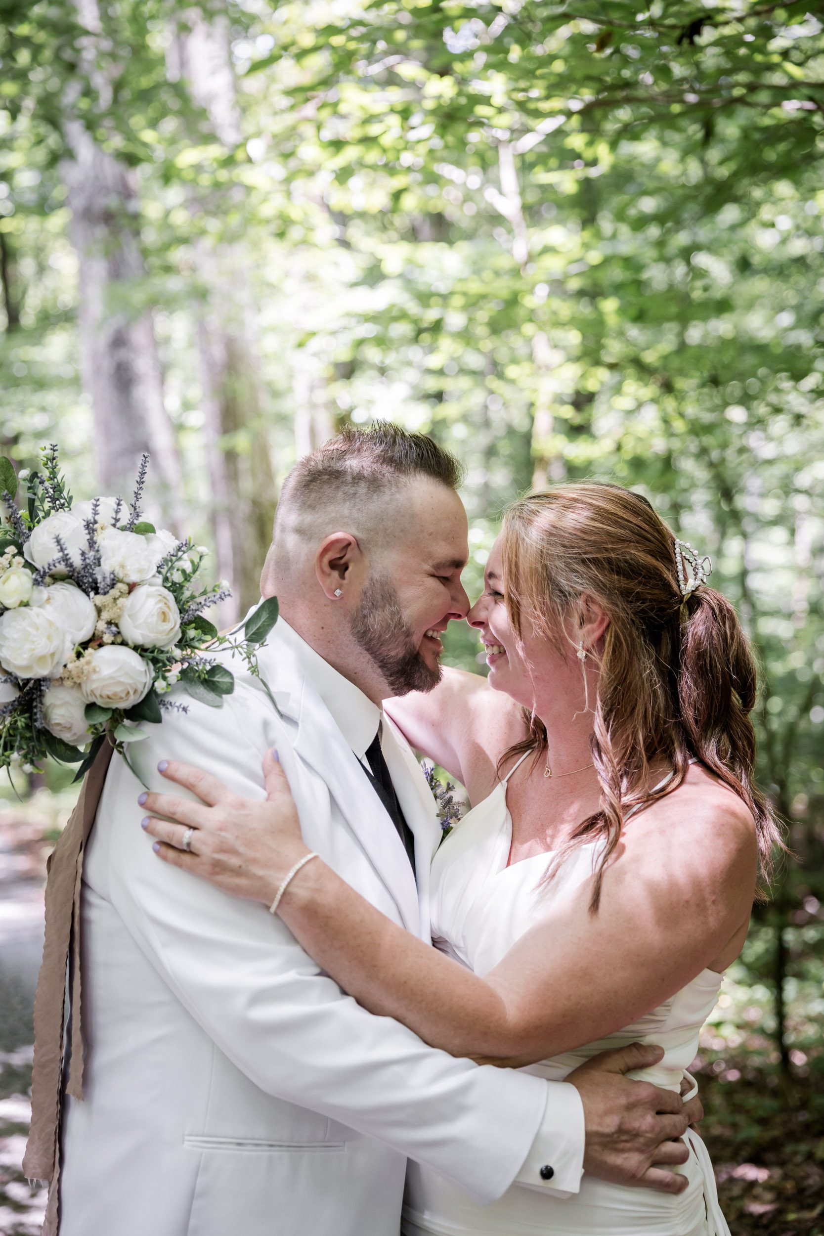 Smoky Mountain Bride and Groom 
