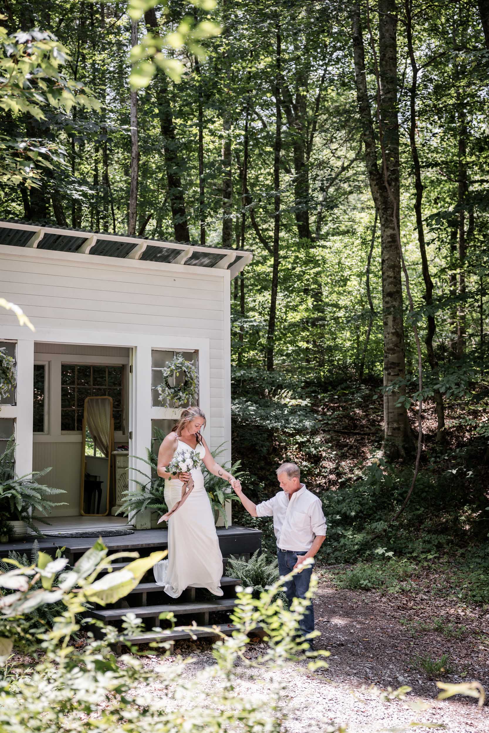 East Tennessee Forest Wedding 