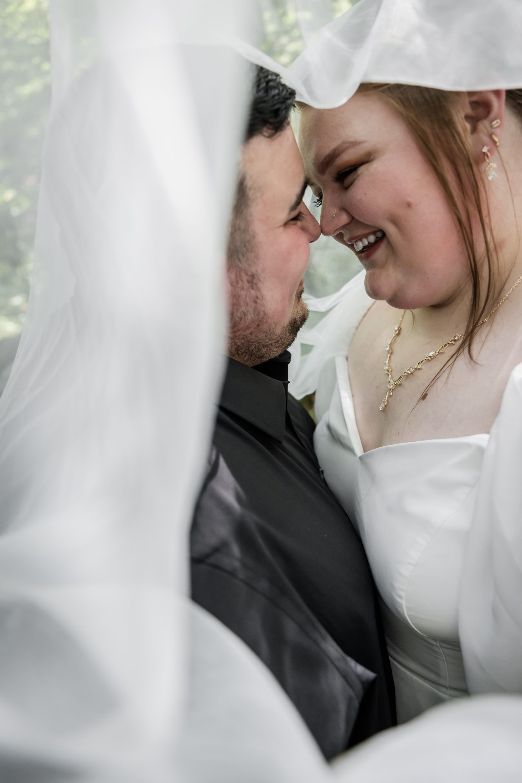 Smoky Mountain Bride and Groom 