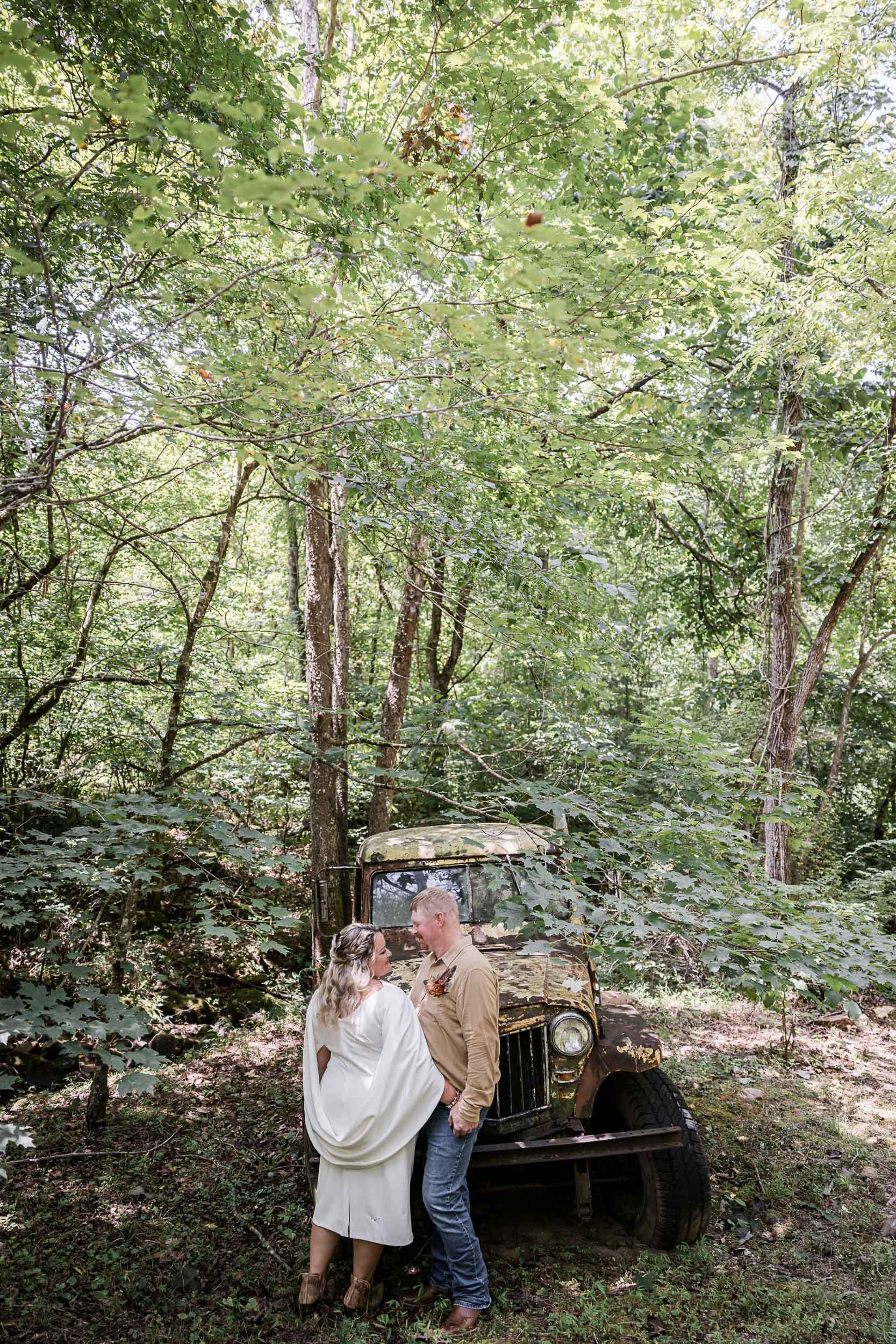 Boho Chic Forest Elopement 