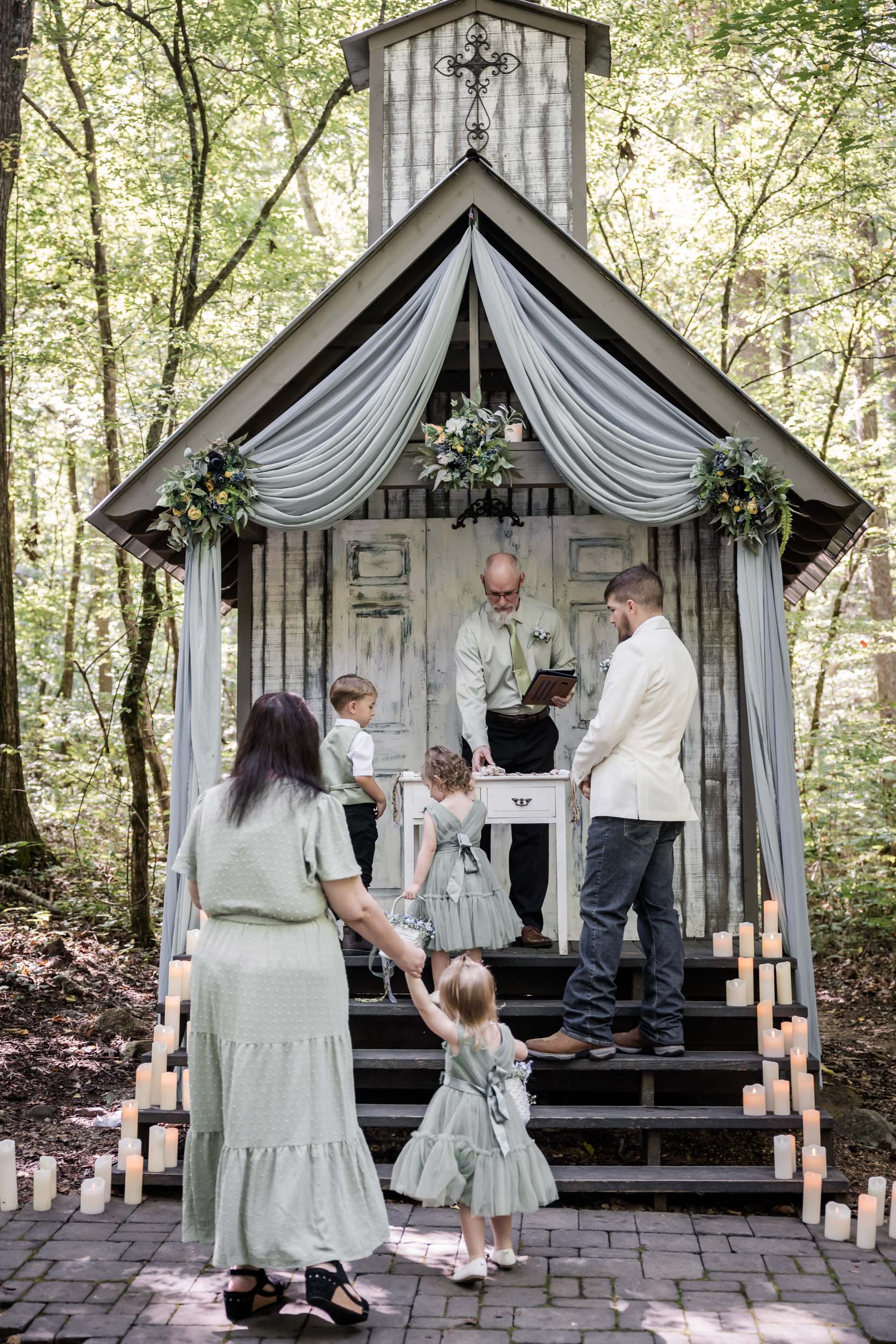 Romantic East Tennessee Forest Wedding 