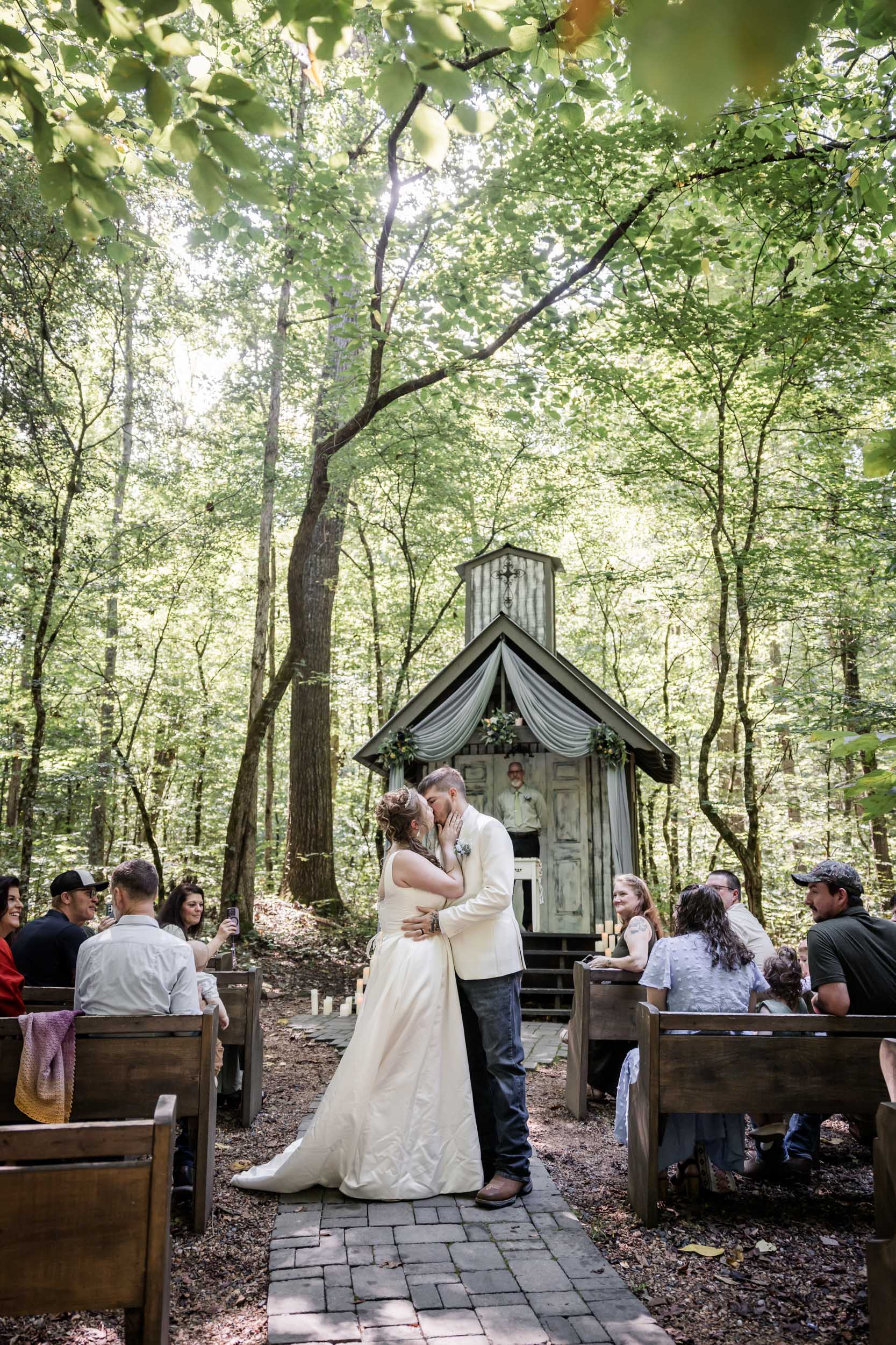 Romantic East Tennessee Forest Wedding 