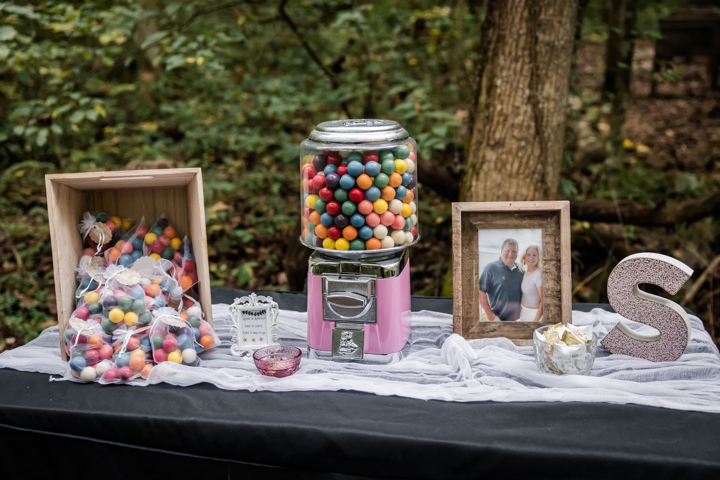 Gumball Favor Table 