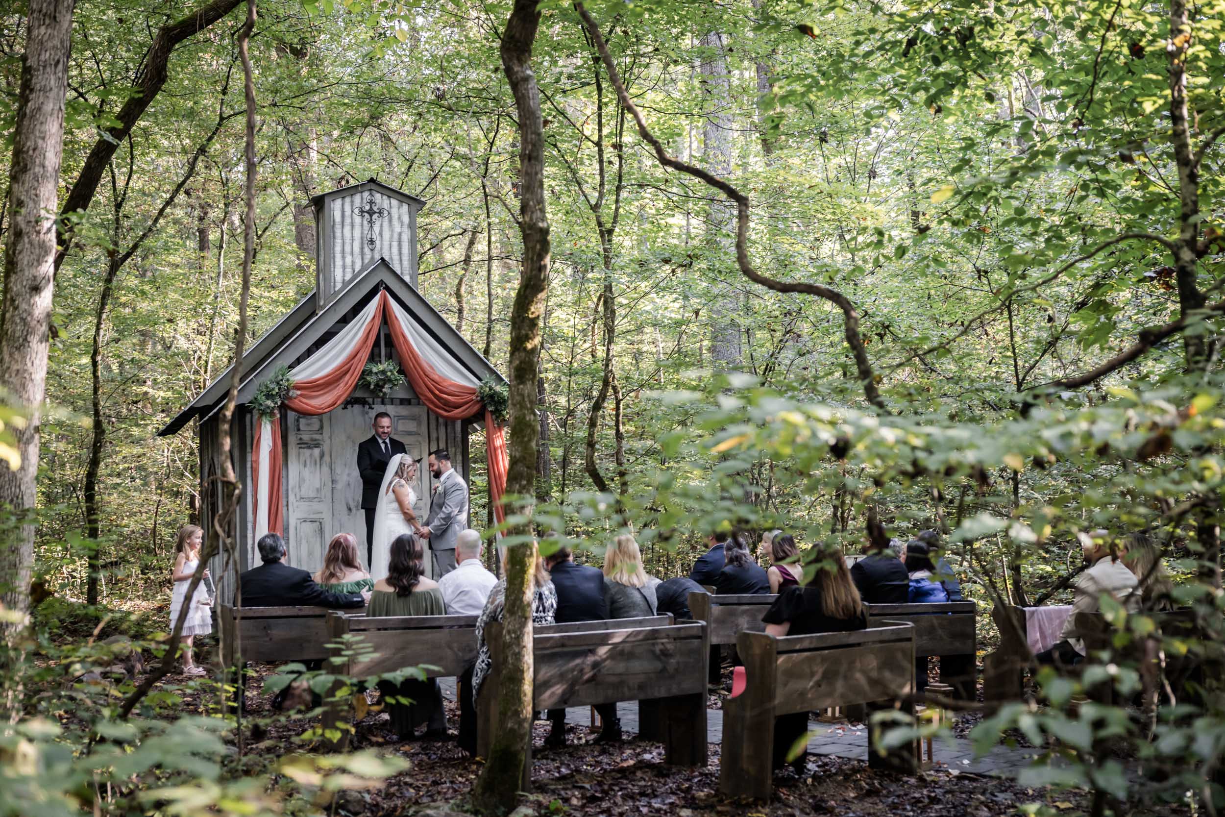 Golden Hour Forest Wedding 