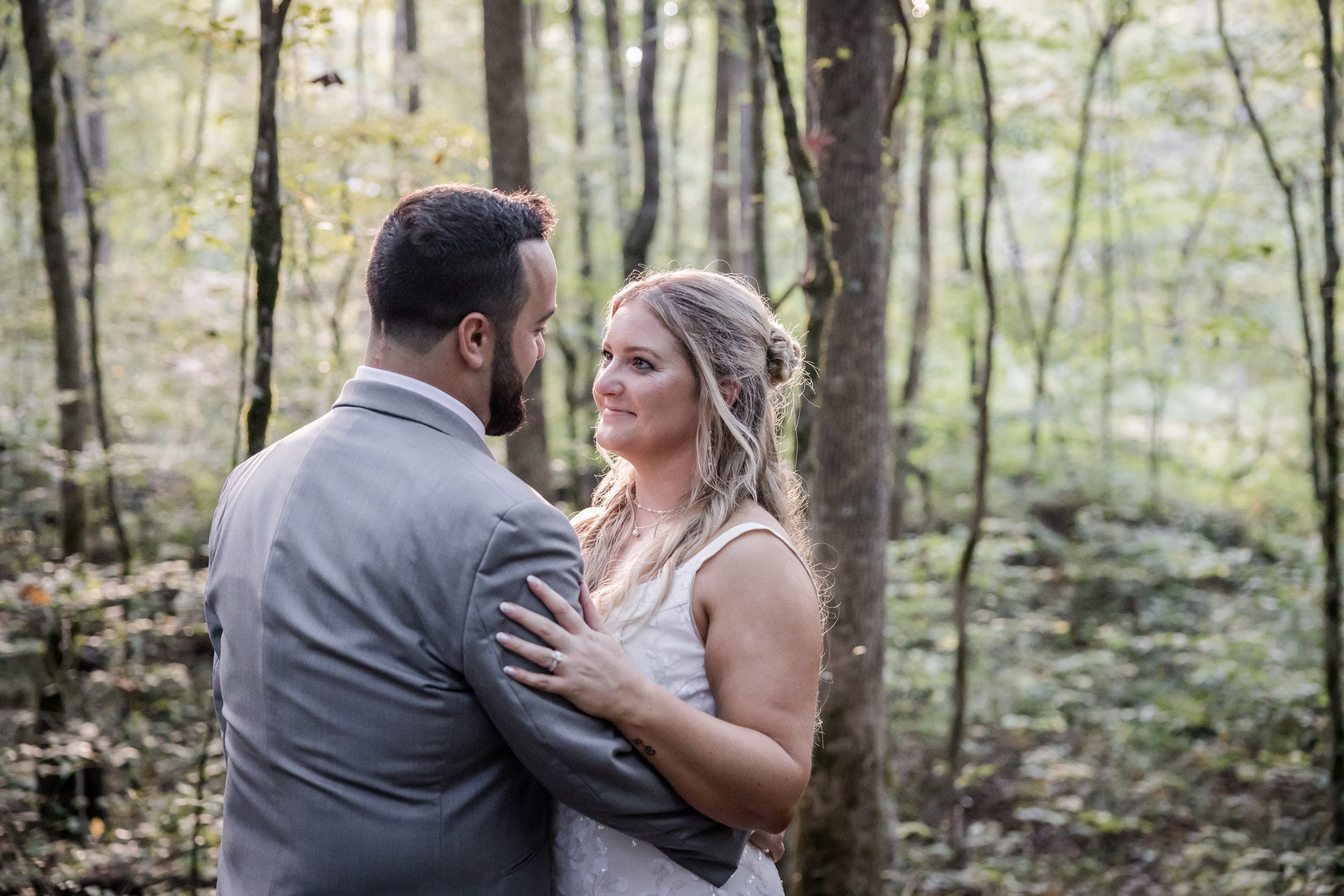 Golden Hour Forest Wedding 