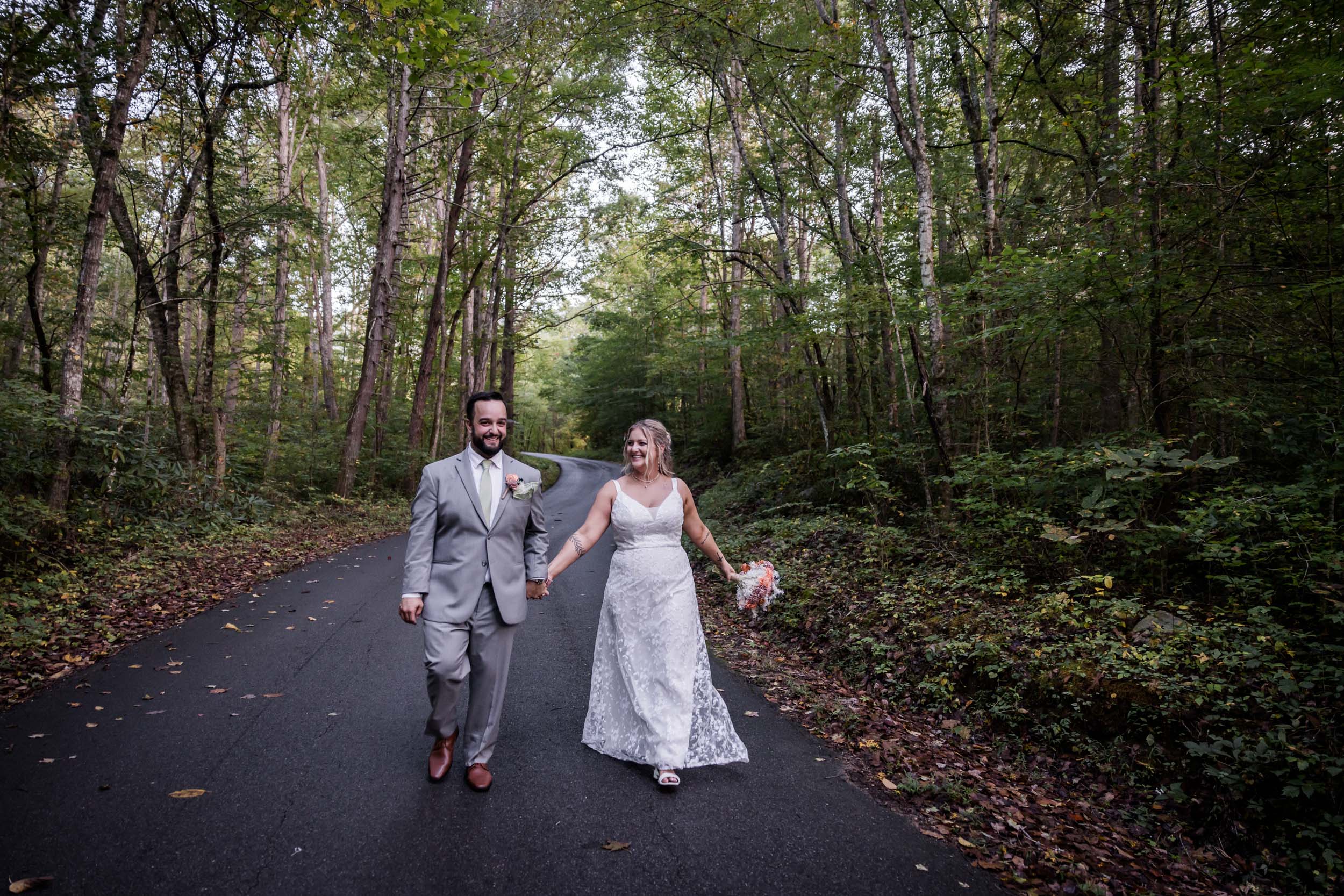 Golden Hour Forest Wedding 