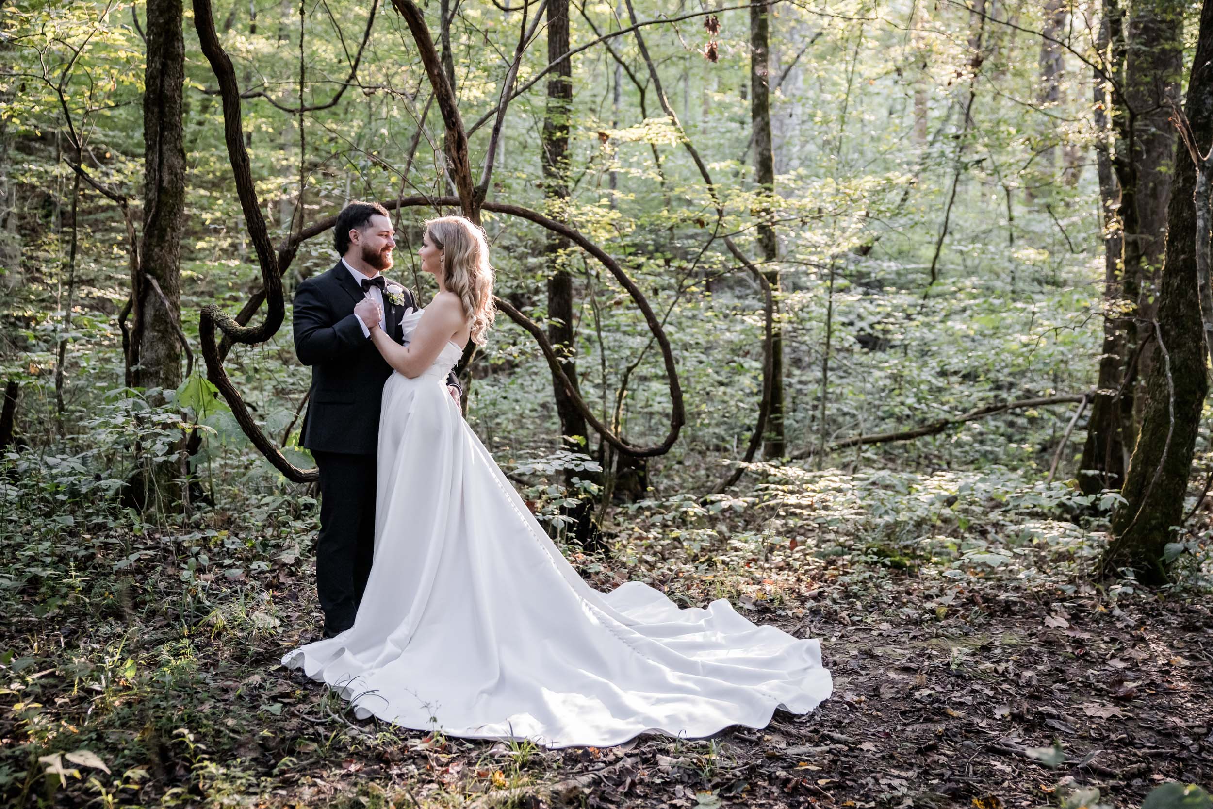 Smoky Mountain Bride and Groom 