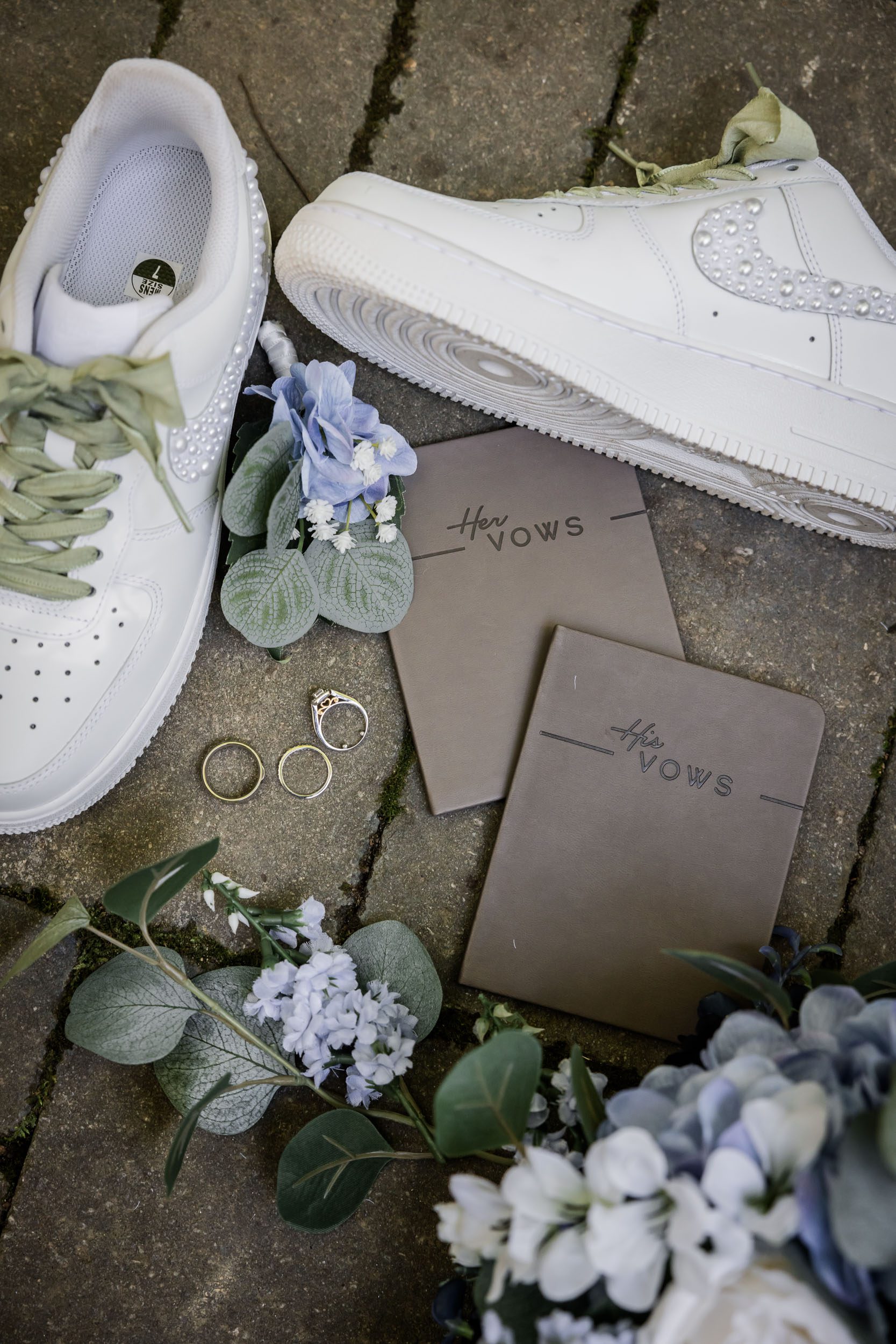 Wedding Shoes - Customized by the Bride, Vow Books, Wedding Rings 