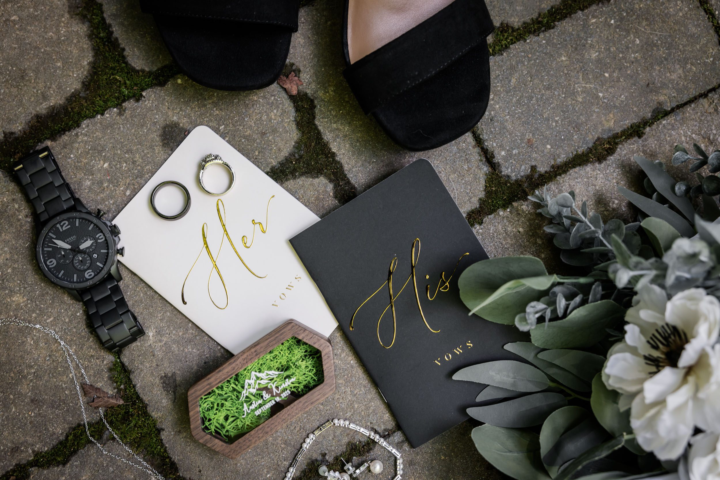 Wedding Rings, Ring Box, Vow Books